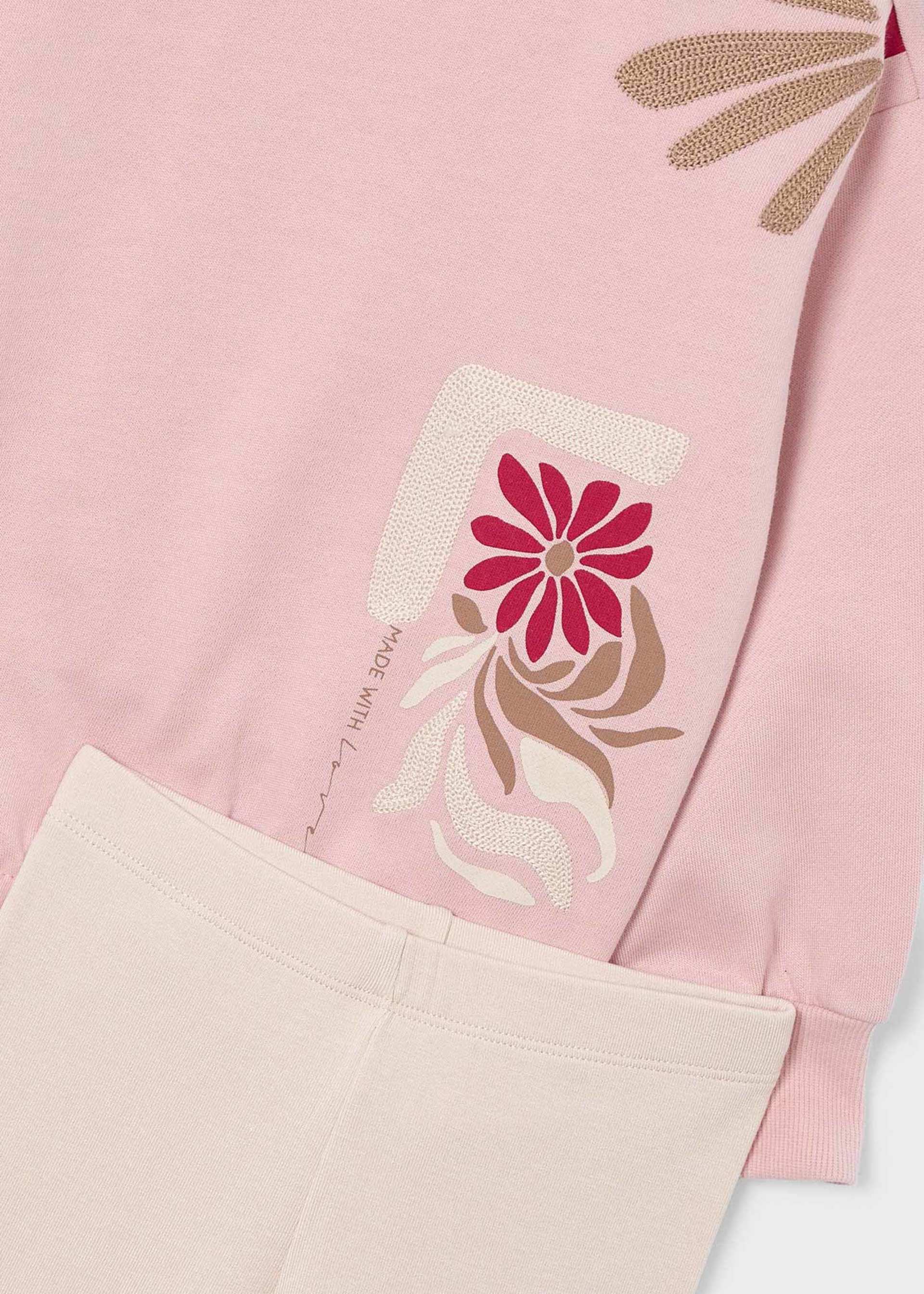 Conjunto legging y sudadera niña