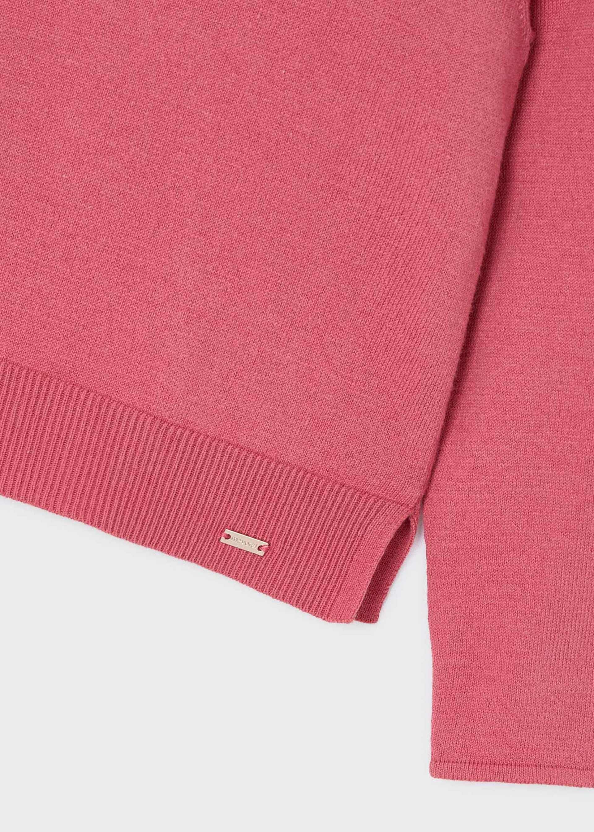 Blusa cuello alto básico niña