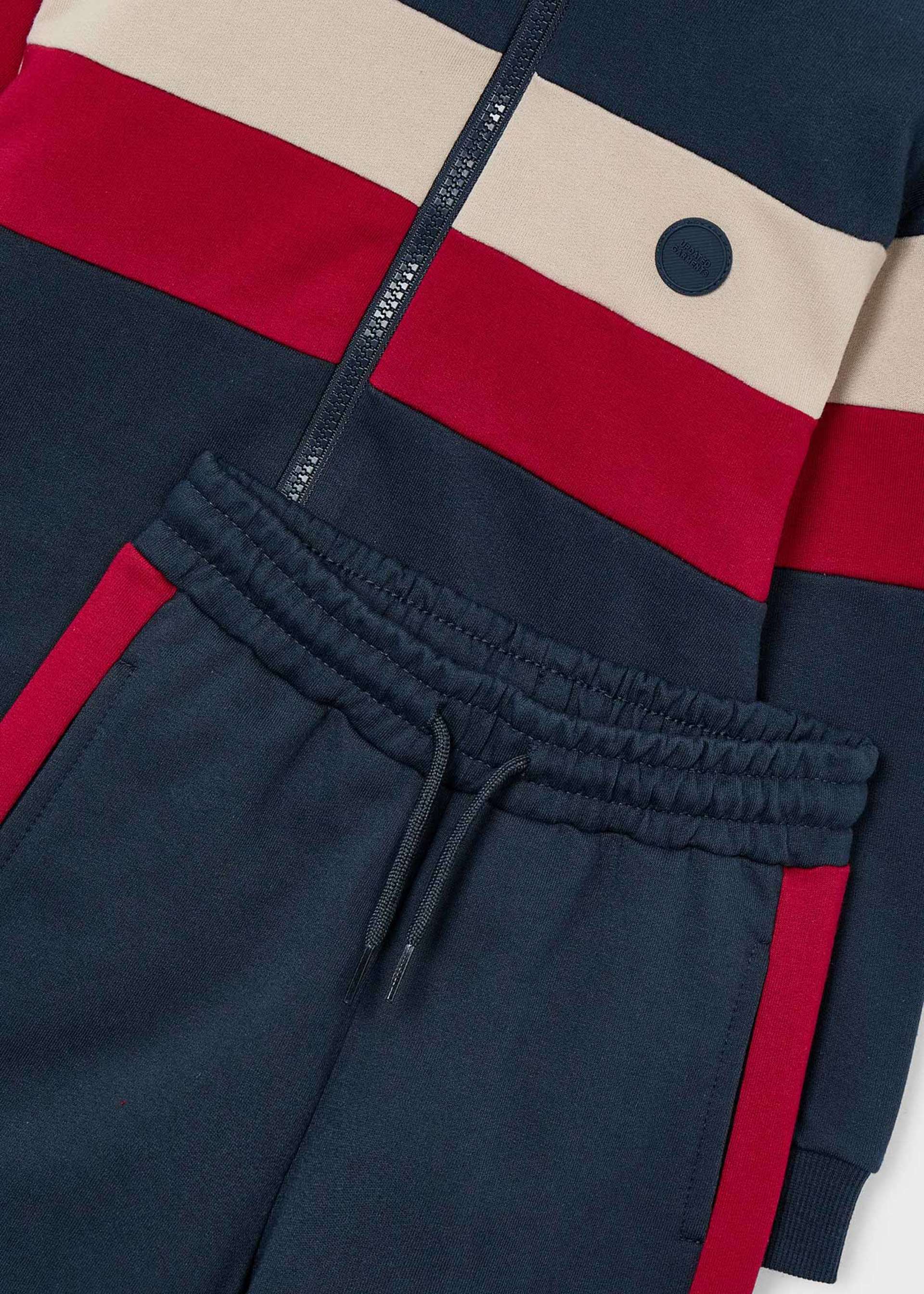 Jogginganzug tricolor Jungen