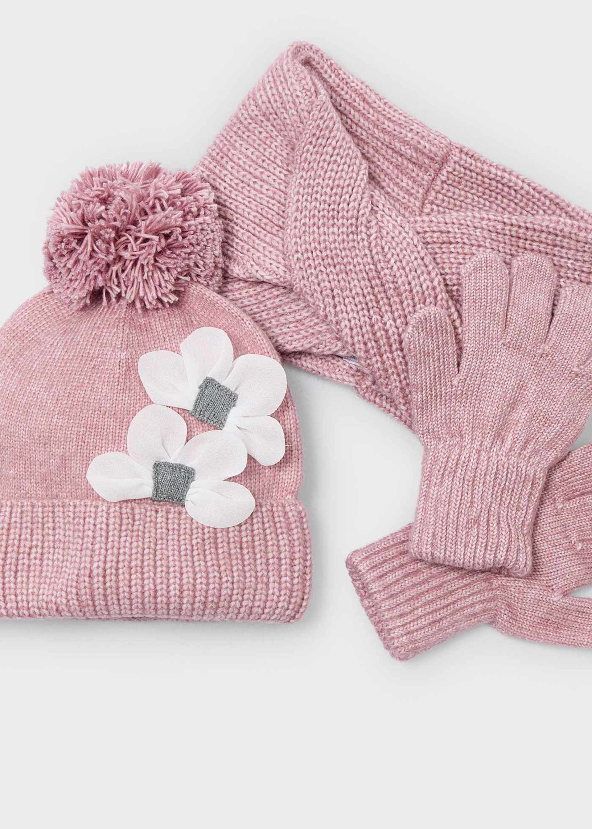 Girls 3 piece scarf set