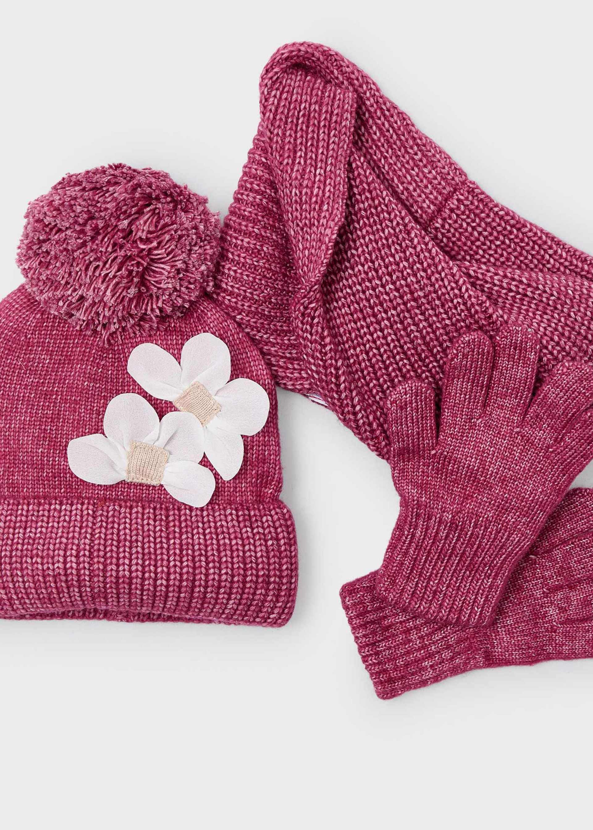 Girls 3 piece scarf set