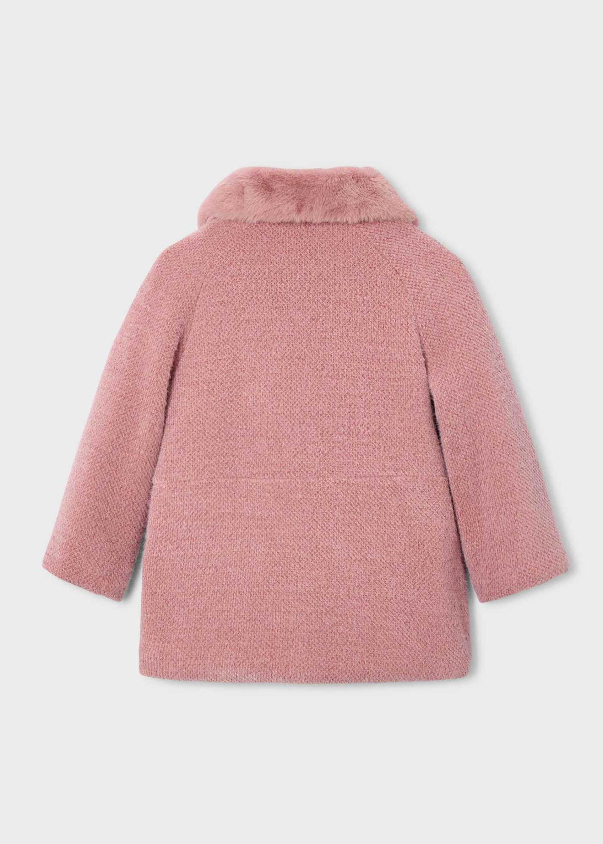 Manteau fourré fille