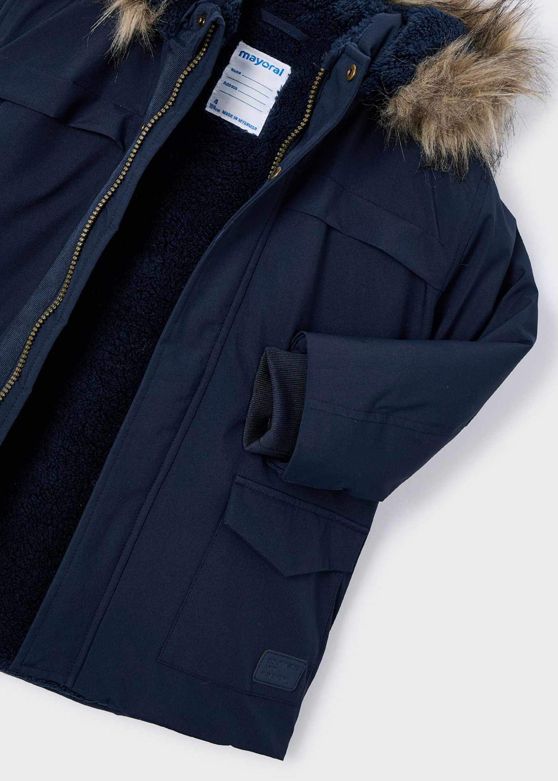 Parka-Winterjacke Jungen