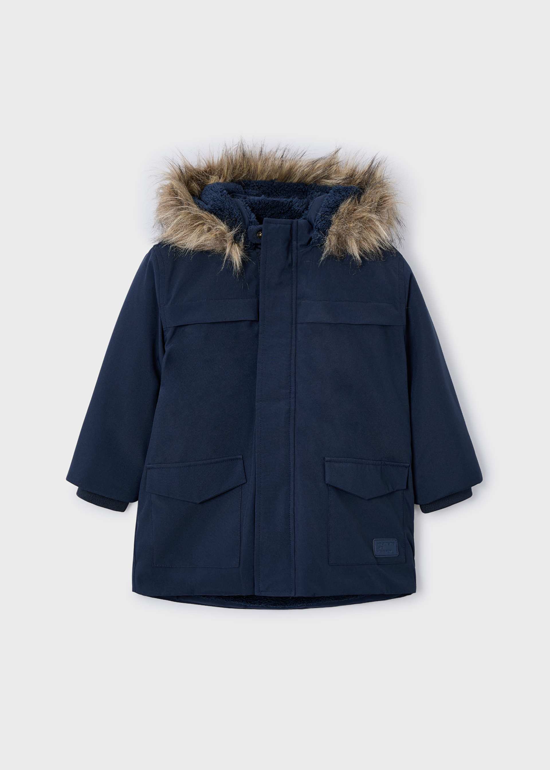 Manteau type parka garçon
