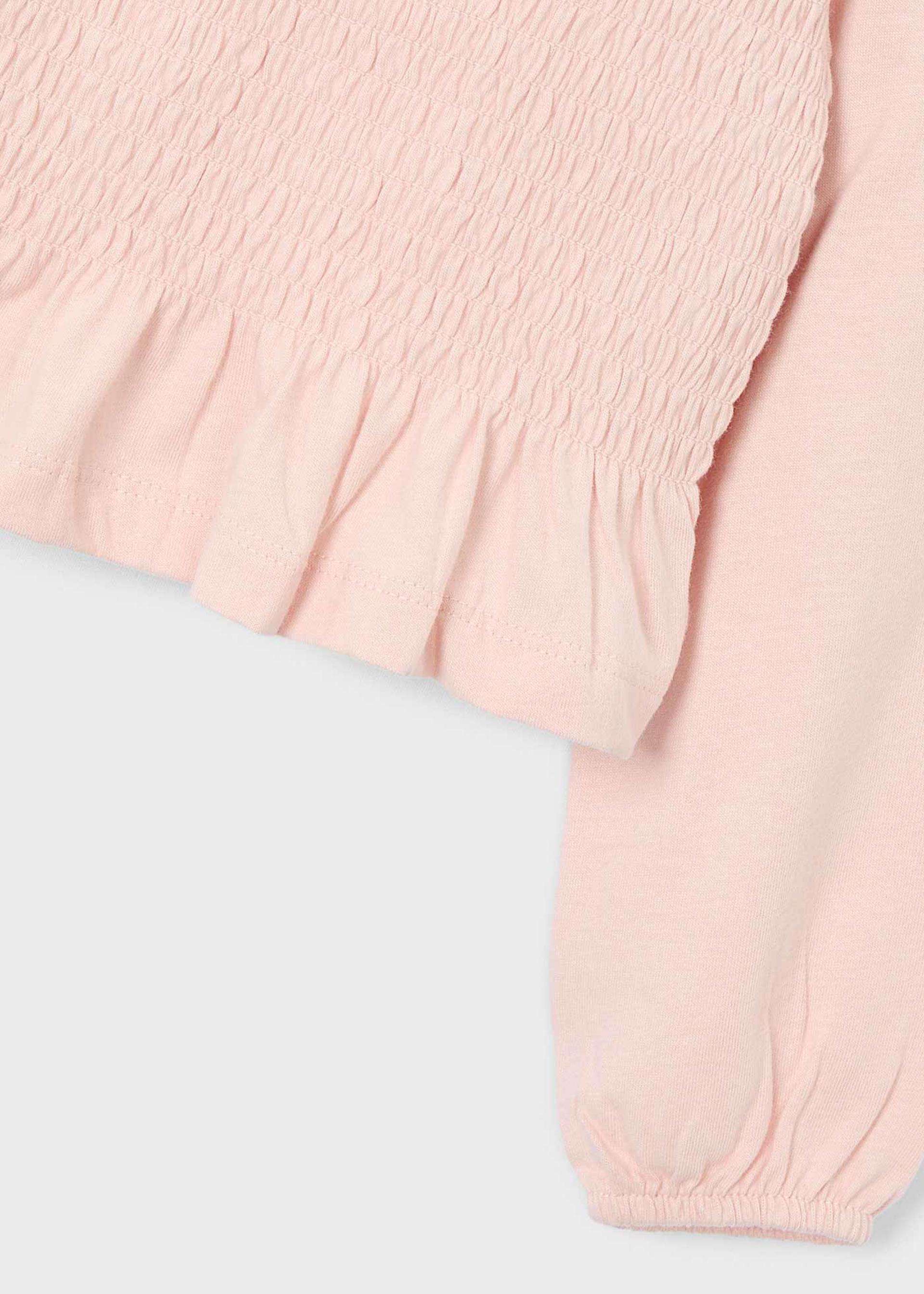 Camiseta nido de abeja niña