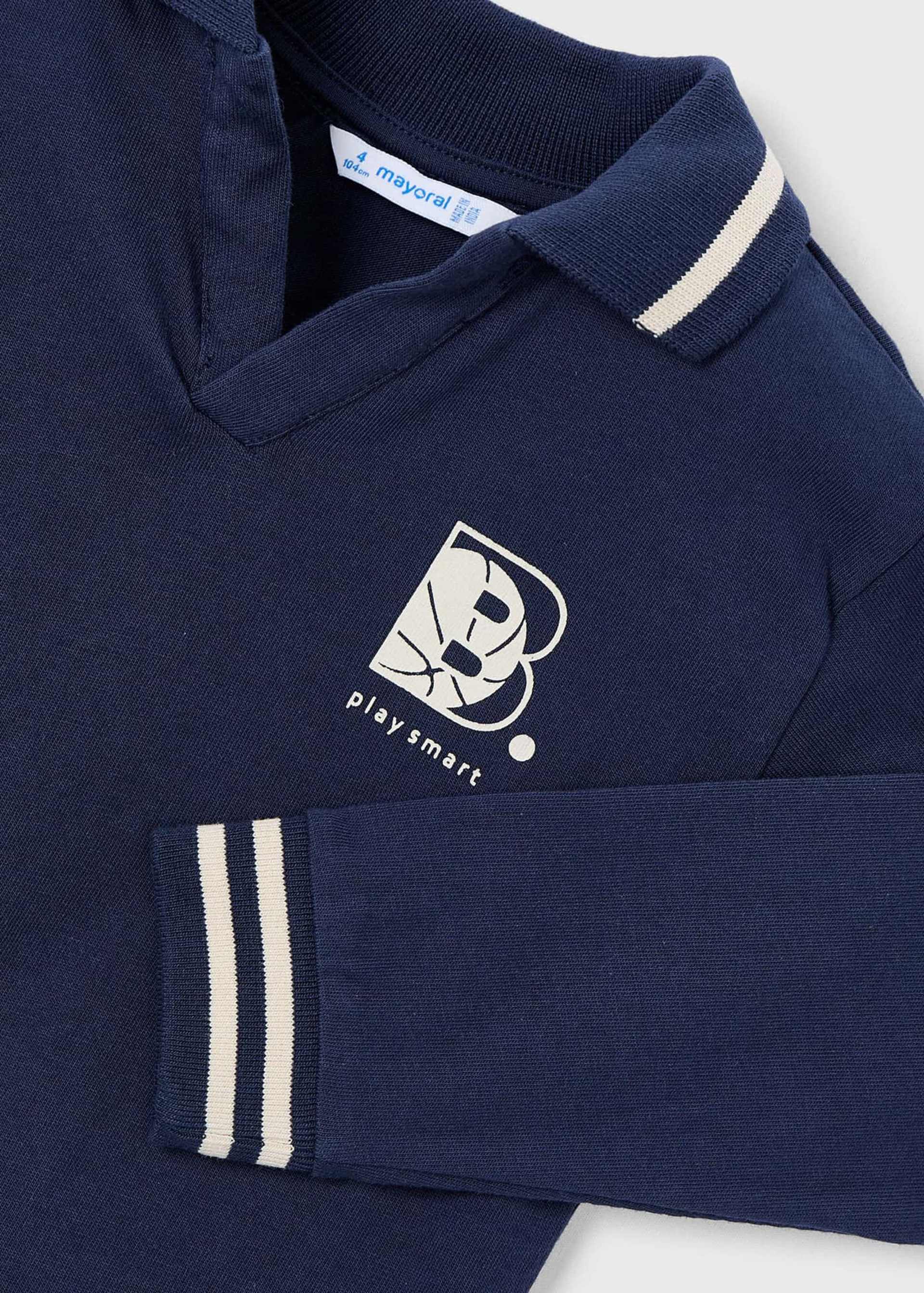 Poloshirt Printmotiv Jungen