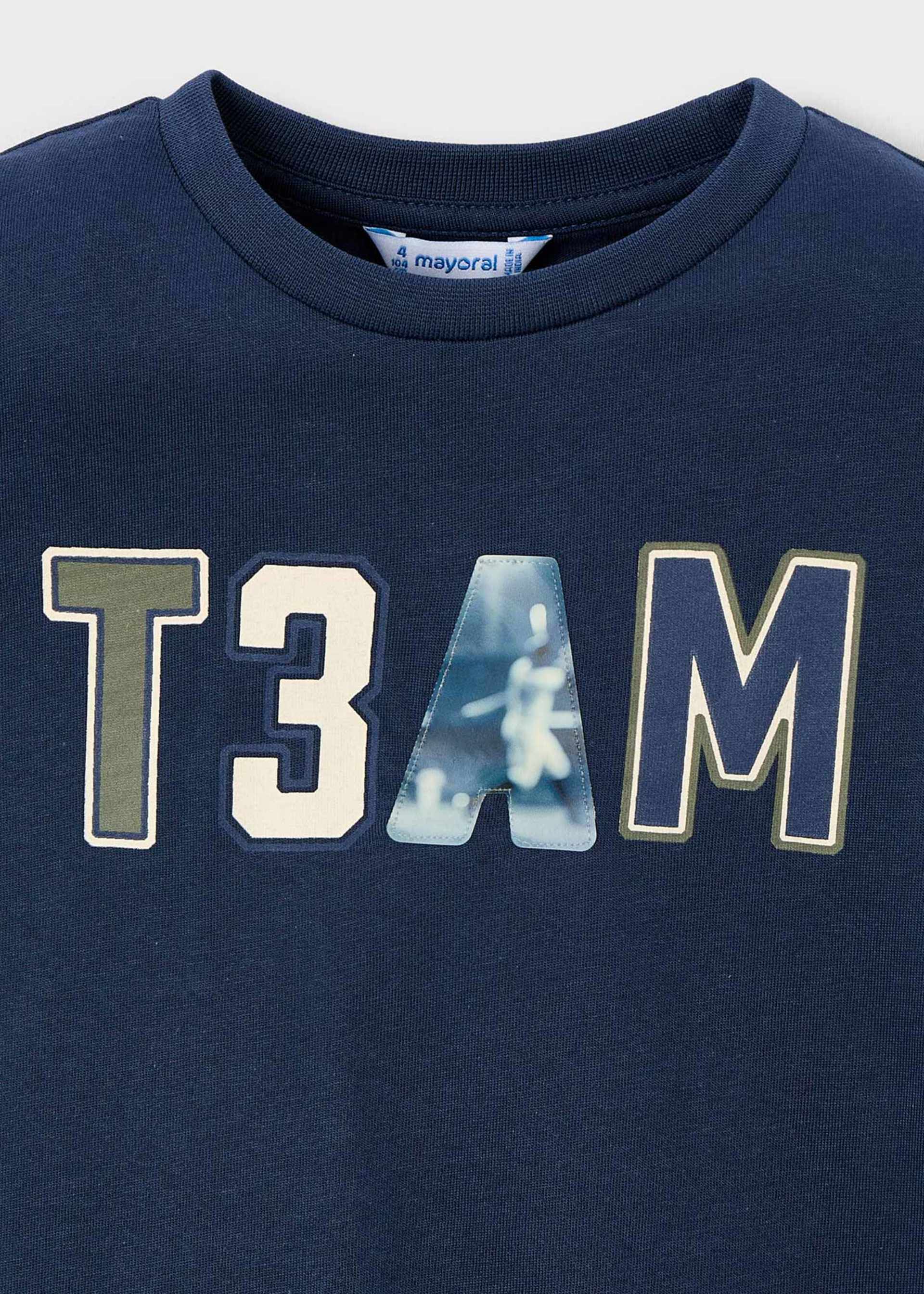 Shirt Buchstaben lentikular Jungen