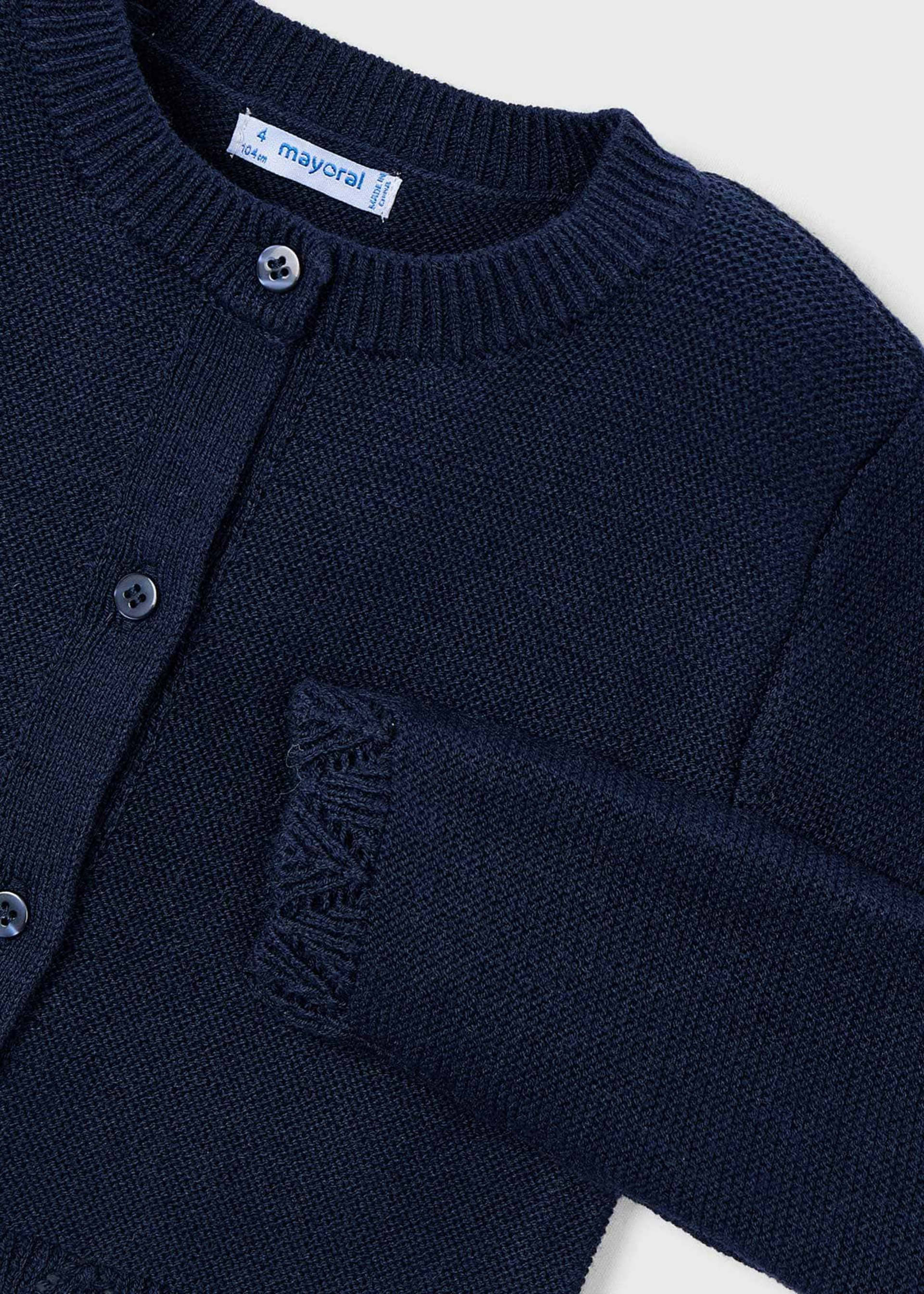 Girls knitted cardigan