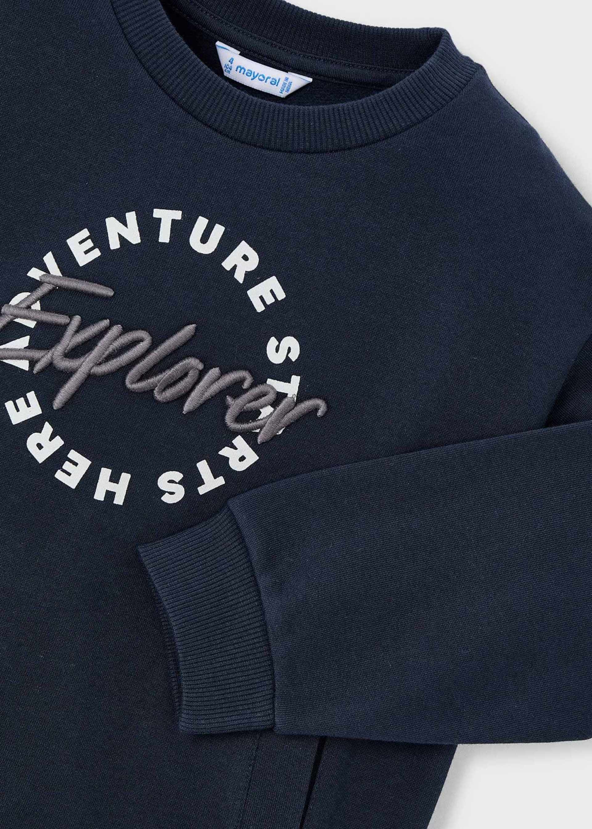 Unisex embroidered jumper