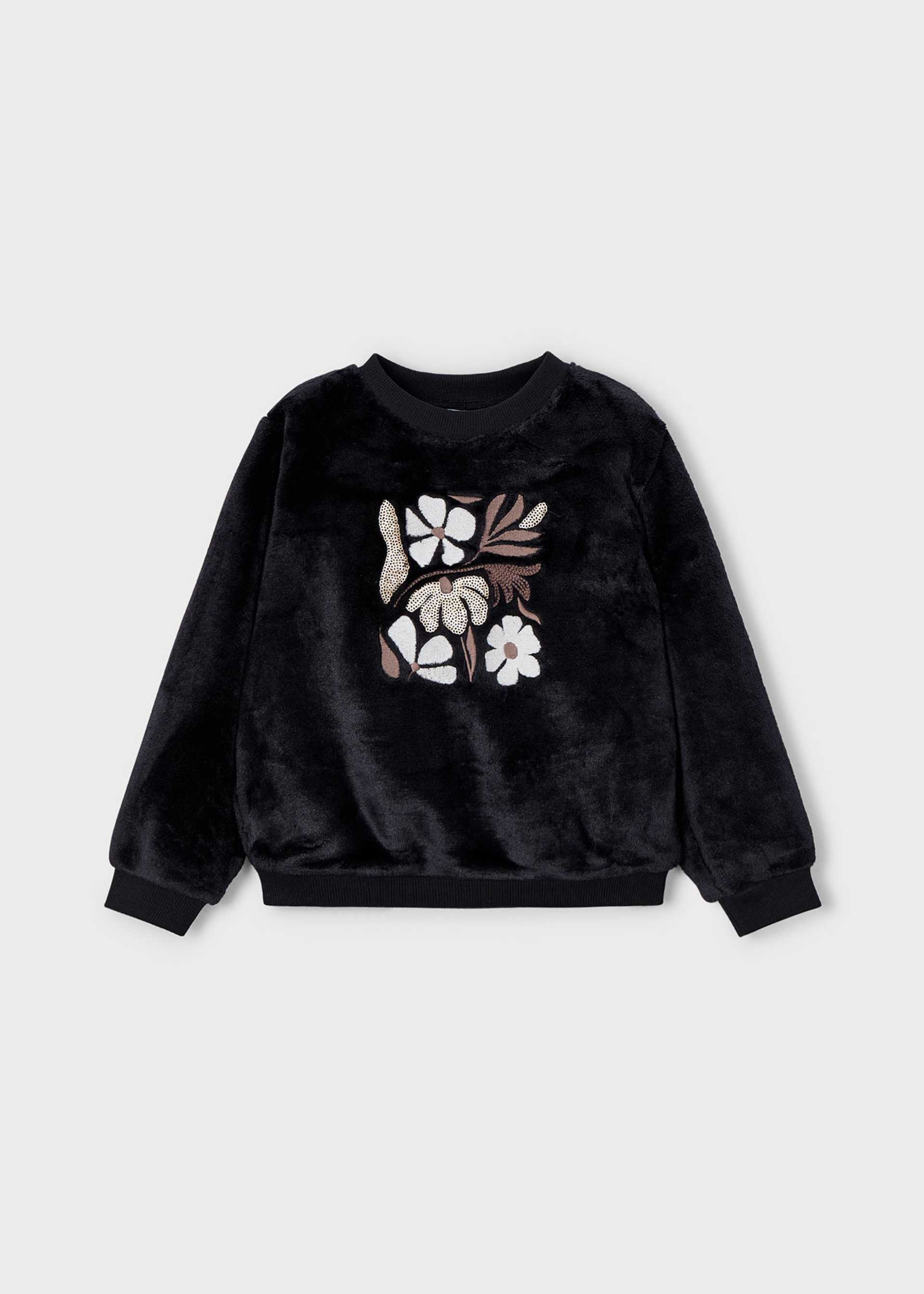 Sweatshirt Blumen Mädchen