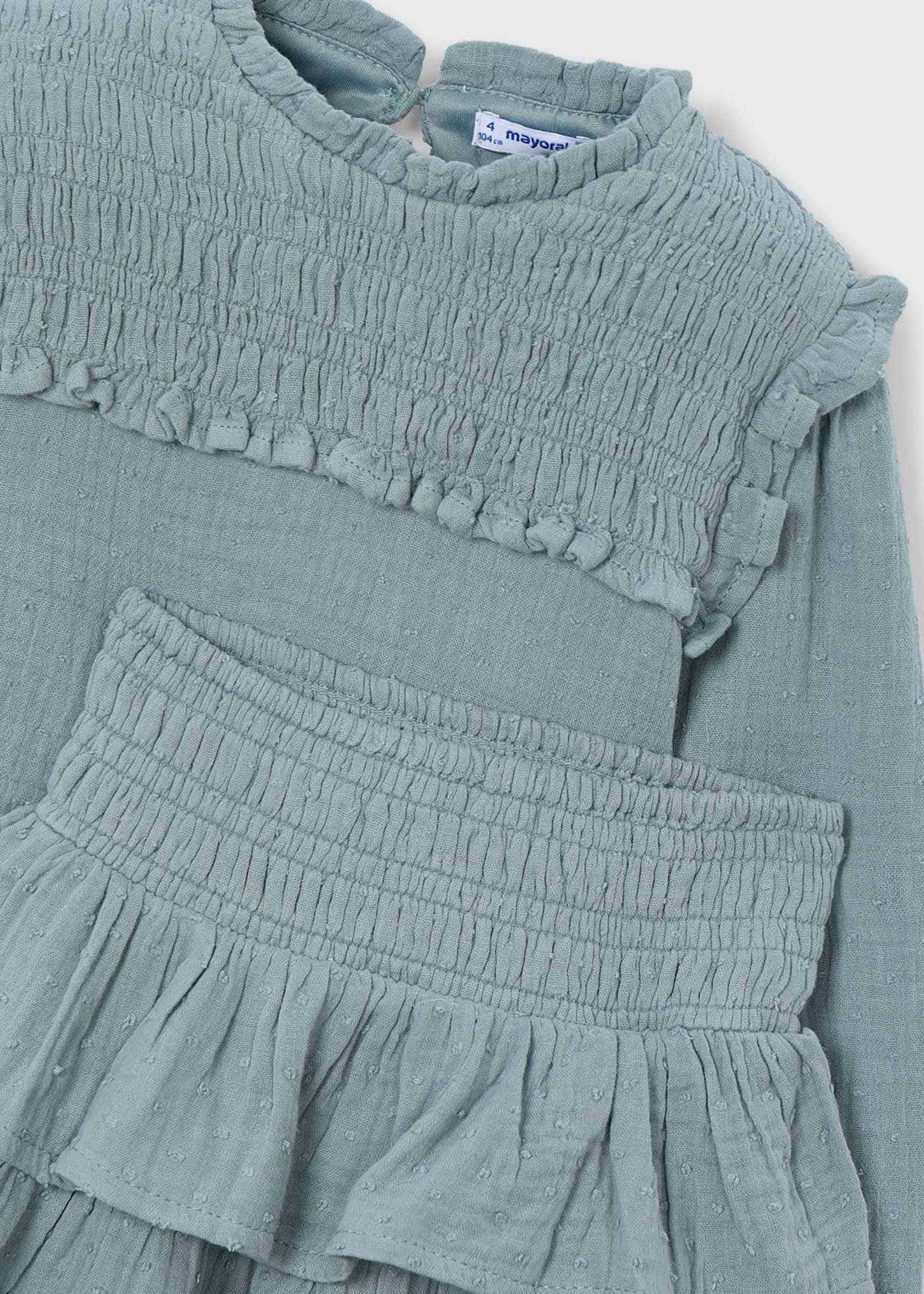 Conjunto falda holanes y blusa niña Conjunto falda holanes y blusa niña