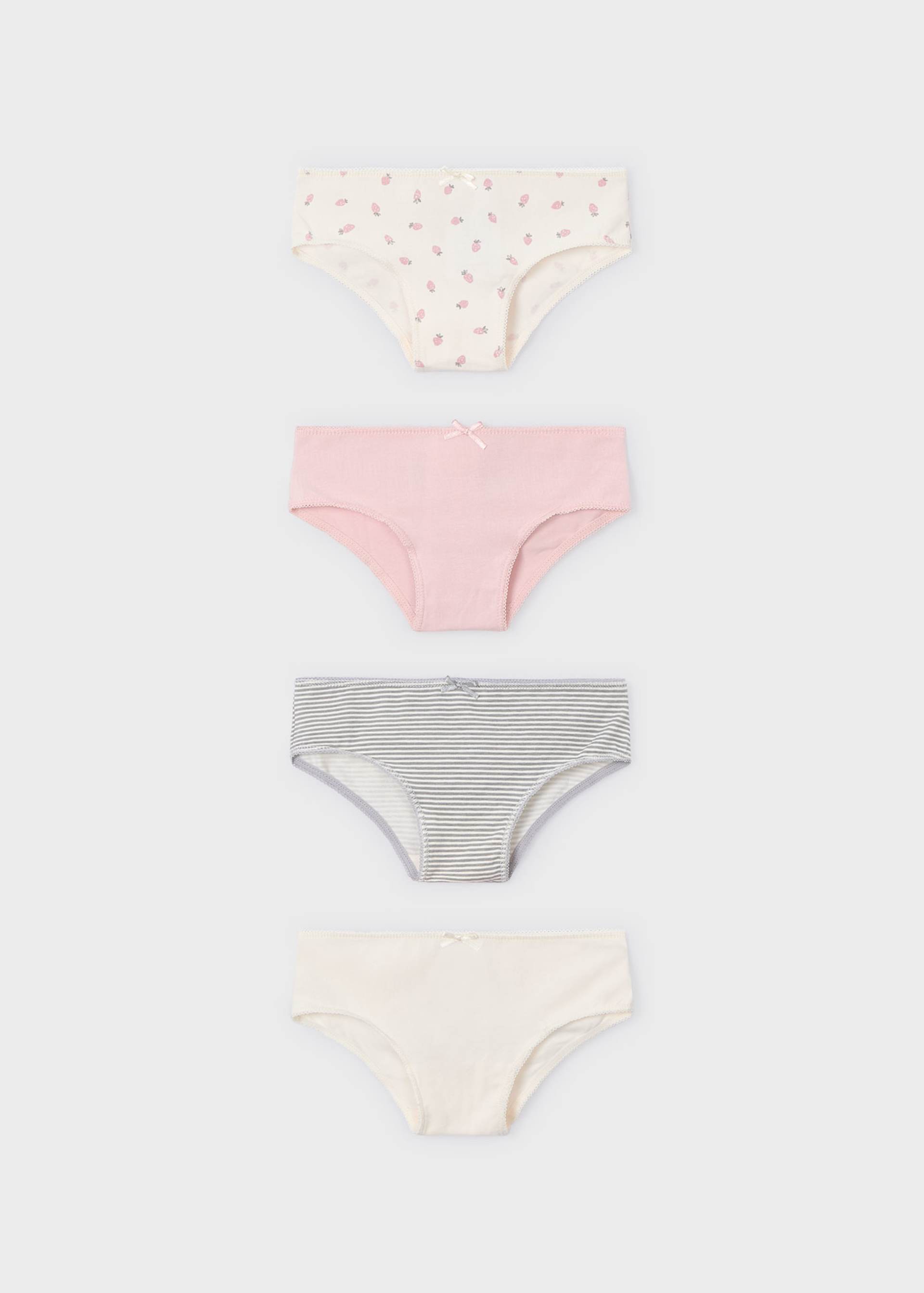 Set 4 mutandine bambina