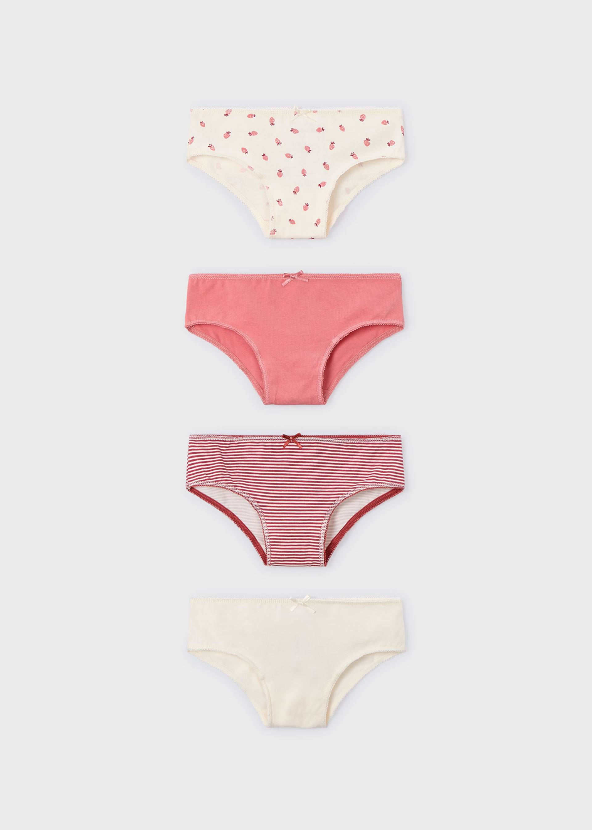 Set de 4 culottes fille