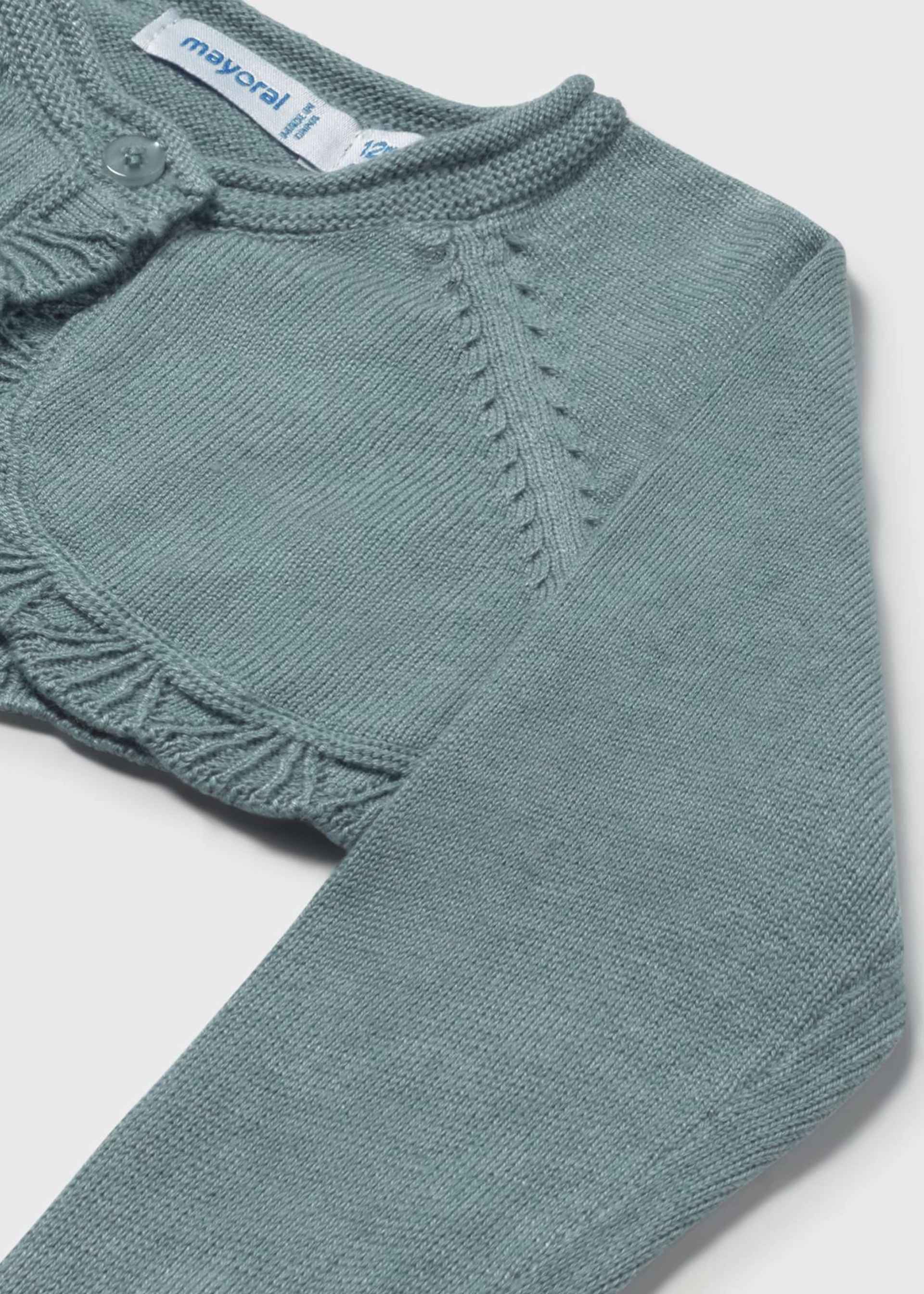 Cardigan in maglia basico neonata