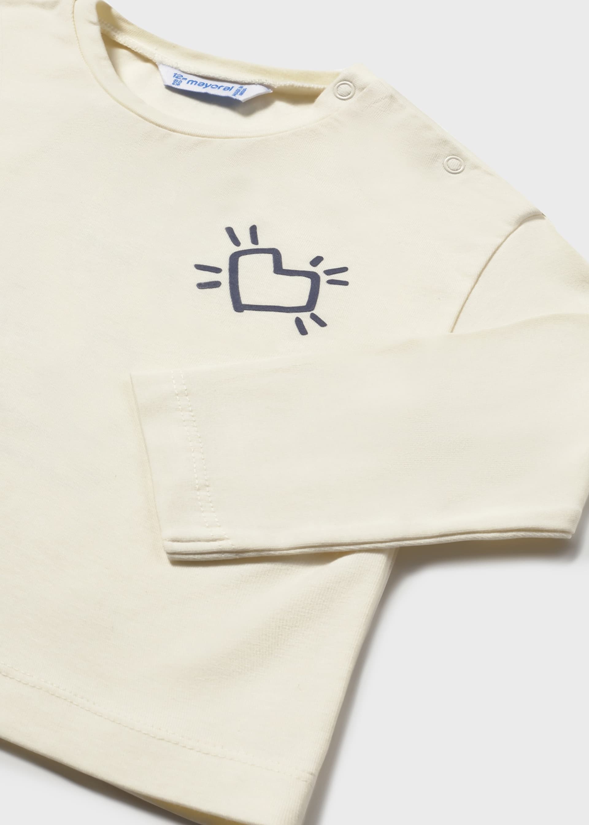 Playera estampada espalda bebé Playera estampada espalda bebé