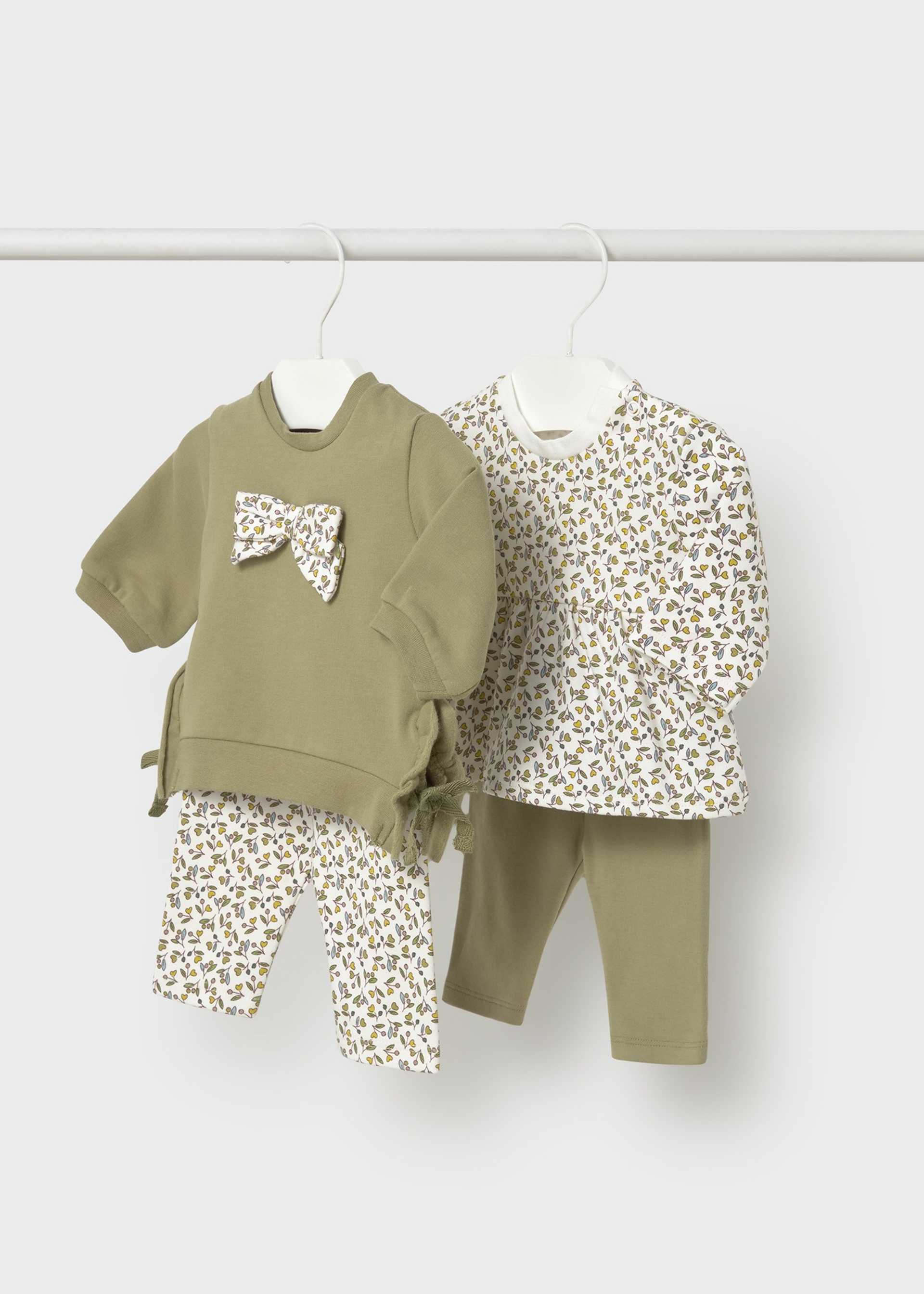 Newborn 4 piece legging set