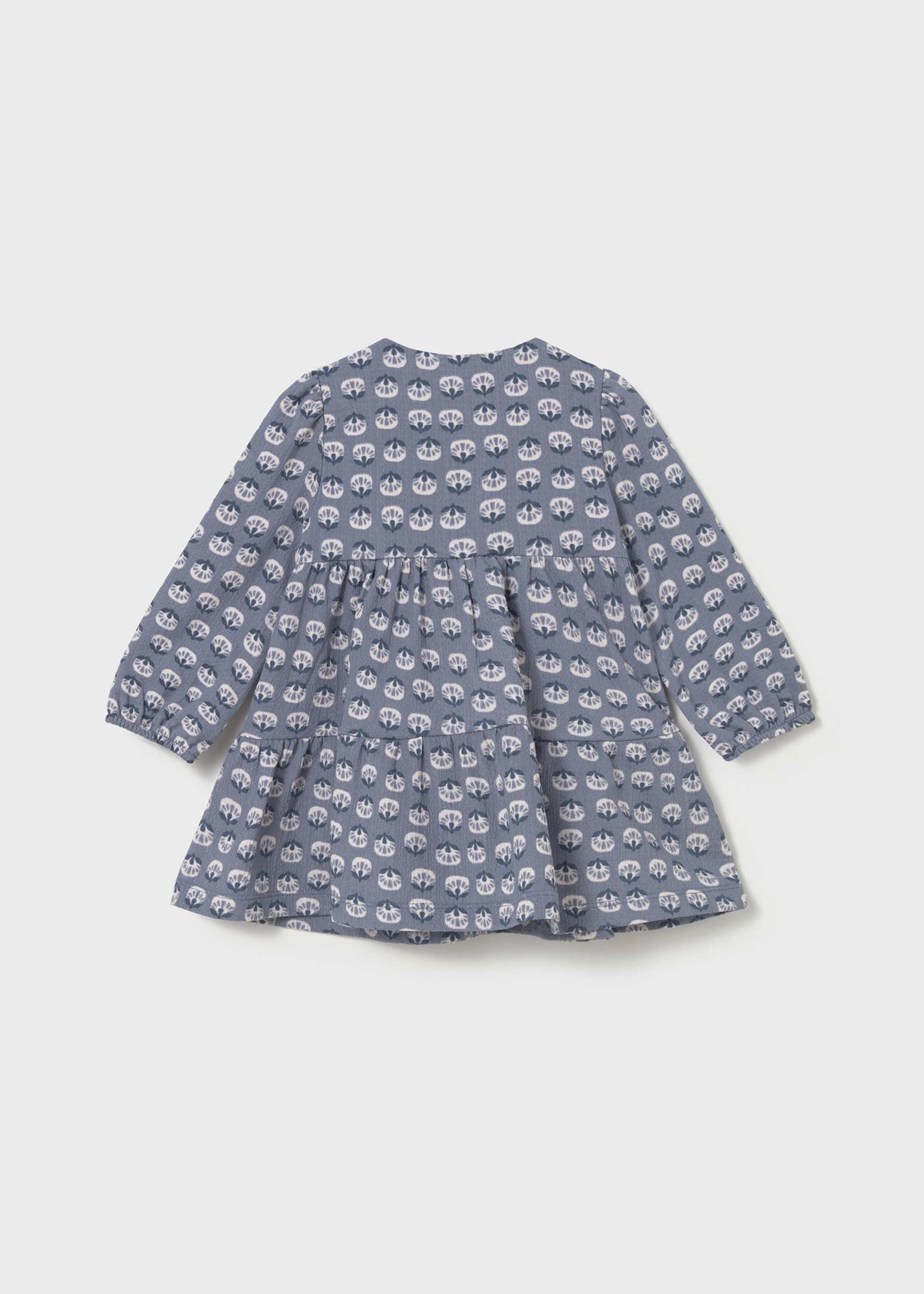 Baby structured knitted dress