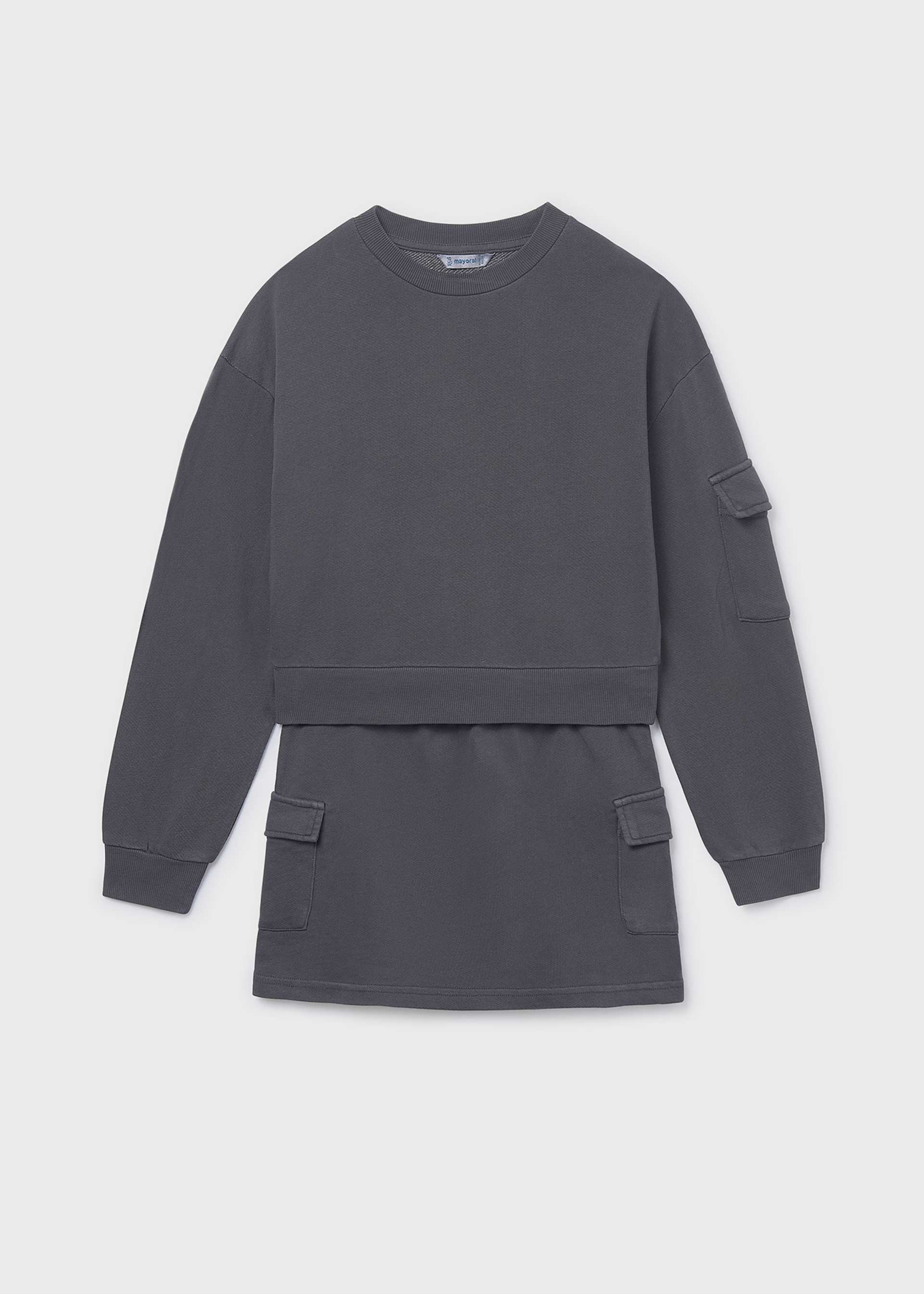 Girls skirt and hoody set