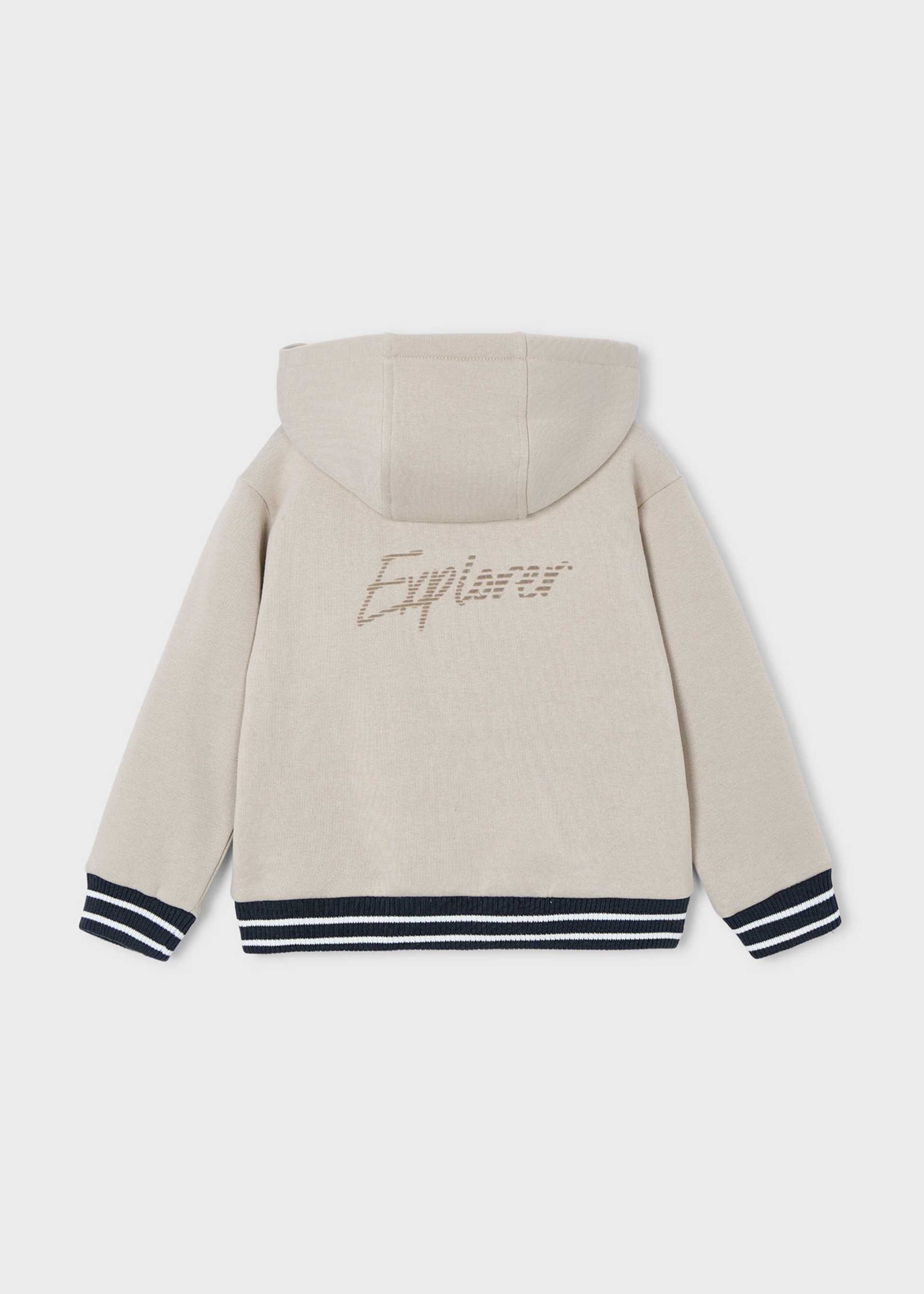 Sudadera cremallera niño