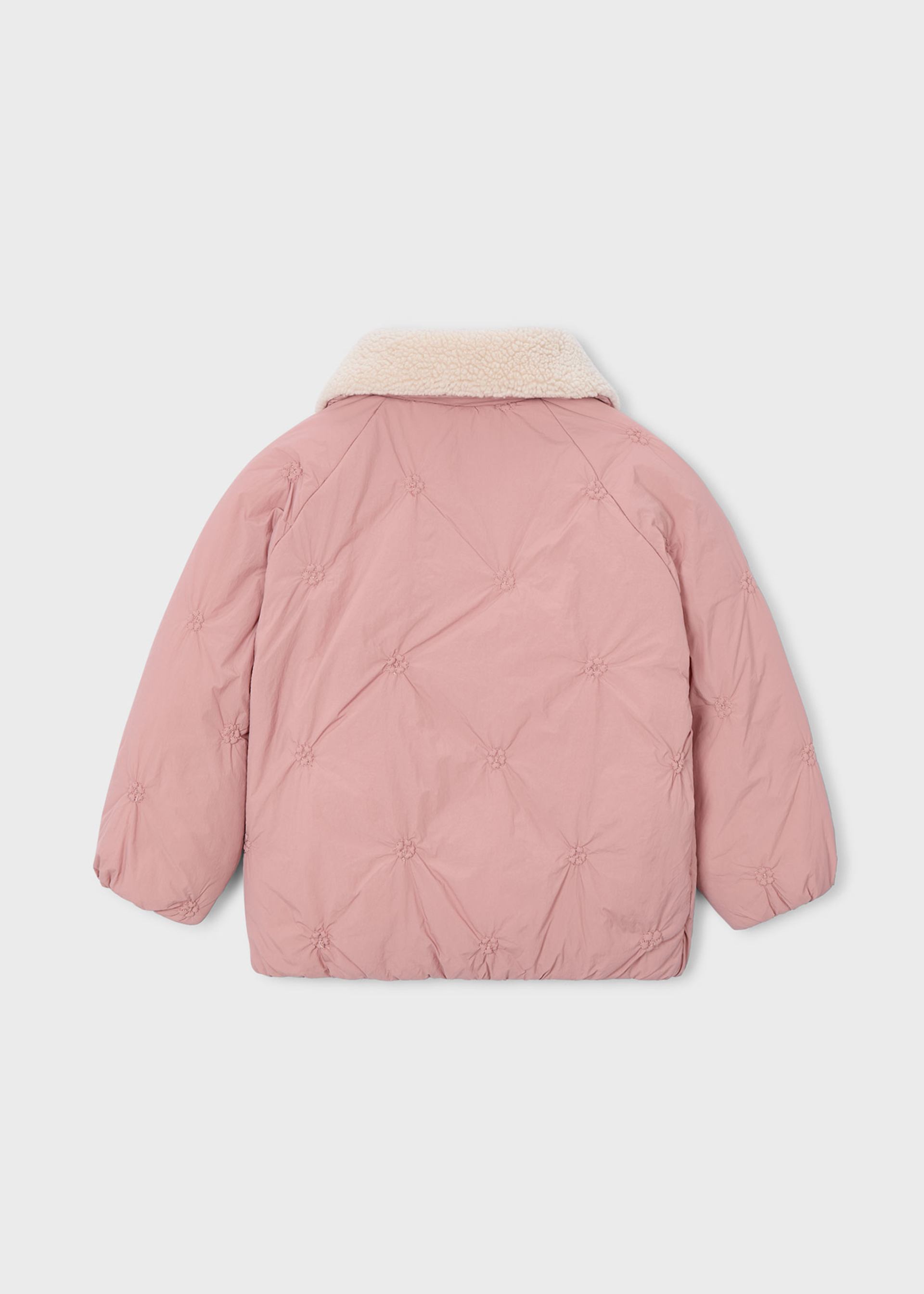 Girls microfibre coat