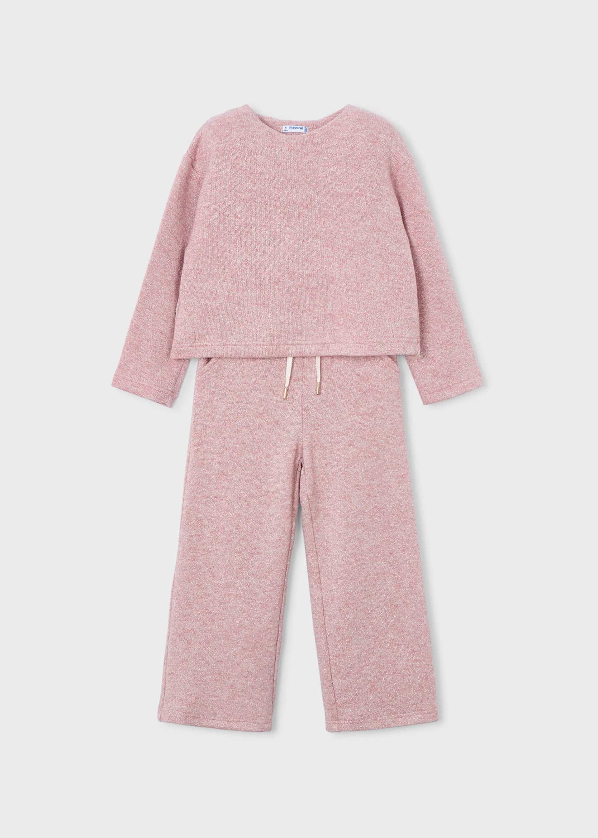 Conjunto pantalón y suéter niña