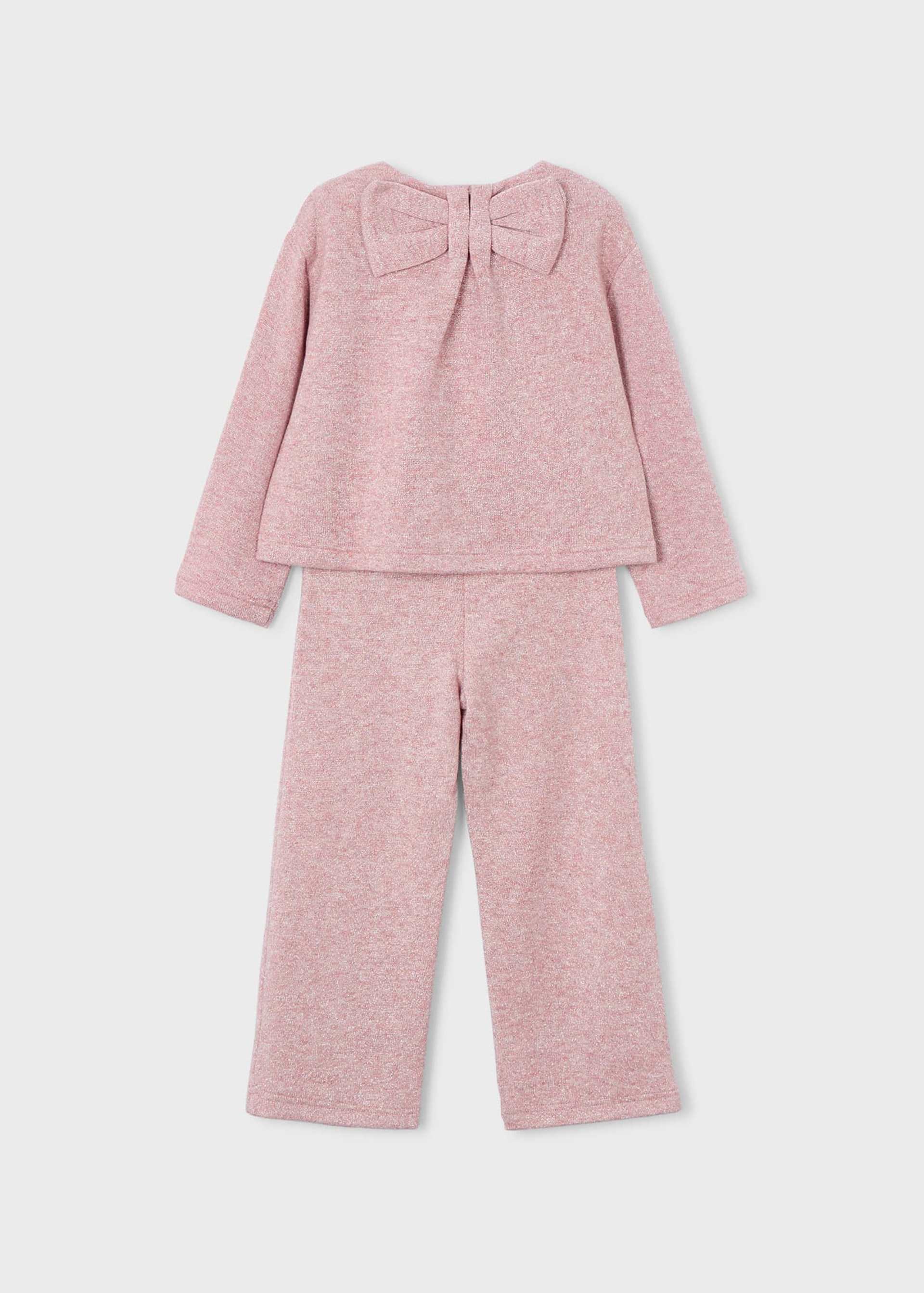 Conjunto pantalón y suéter niña