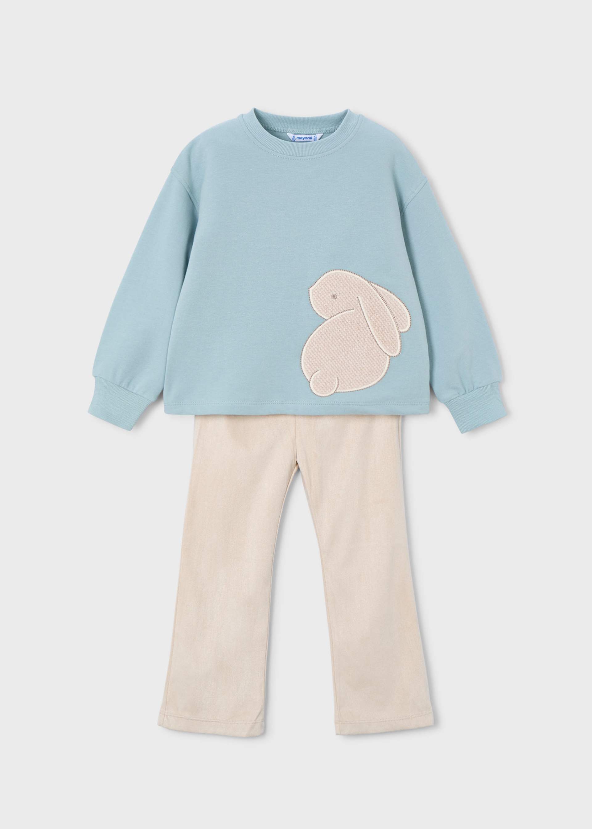 Ensemble sweat et legging brodé fille