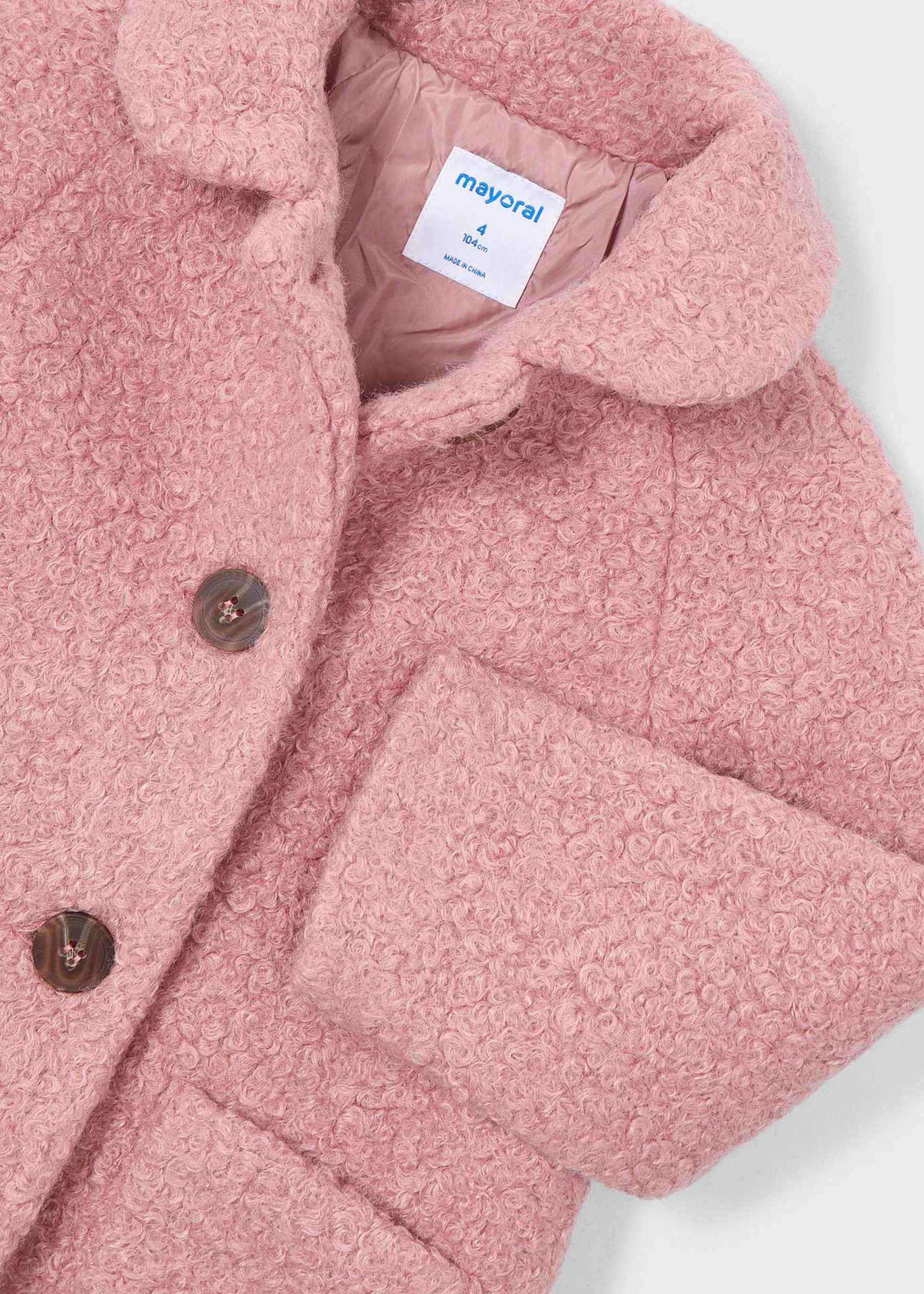 Cappotto teddy bambina Cipria Mayoral ®