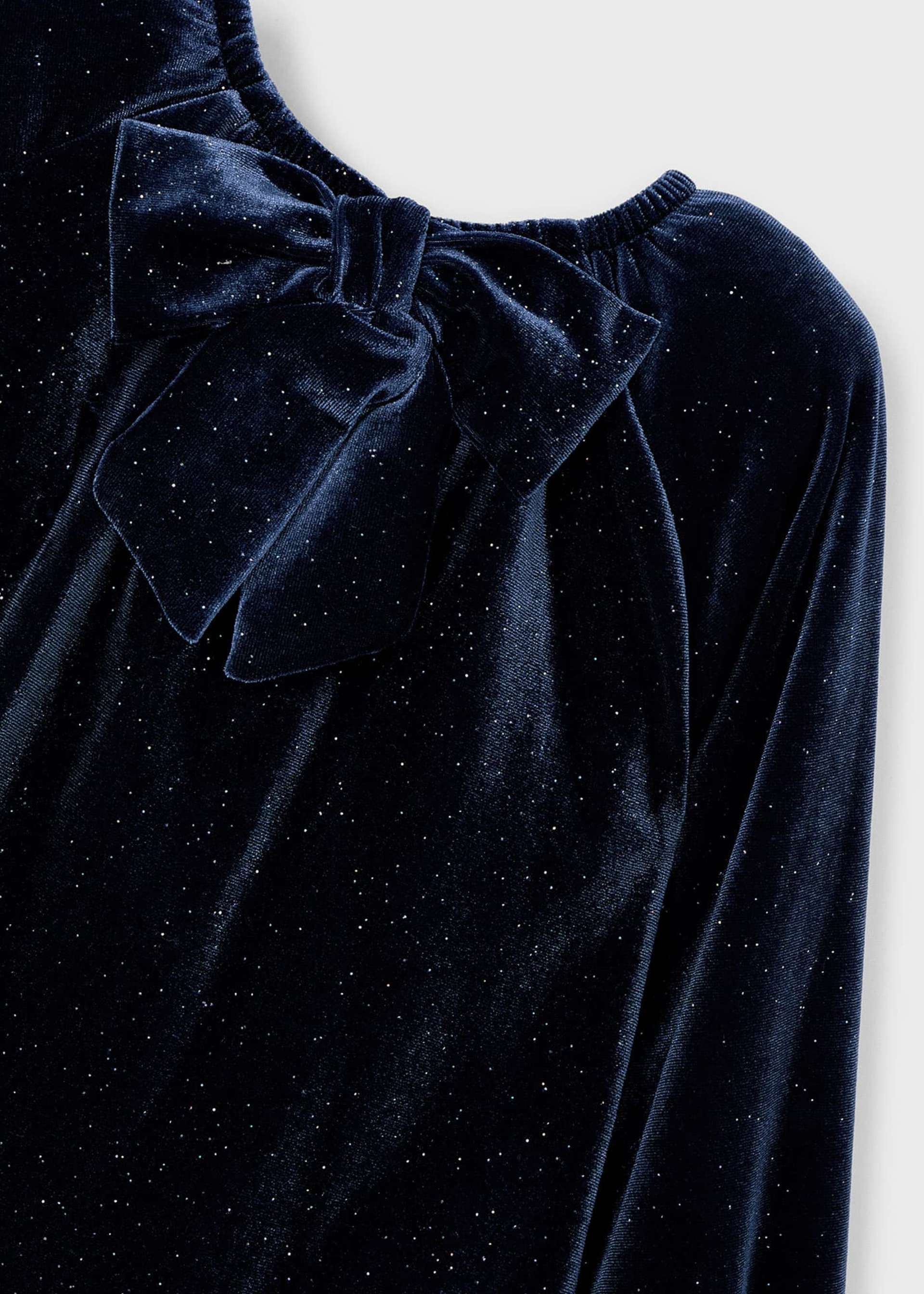 Samtkleid Glanzeffekt Mädchen