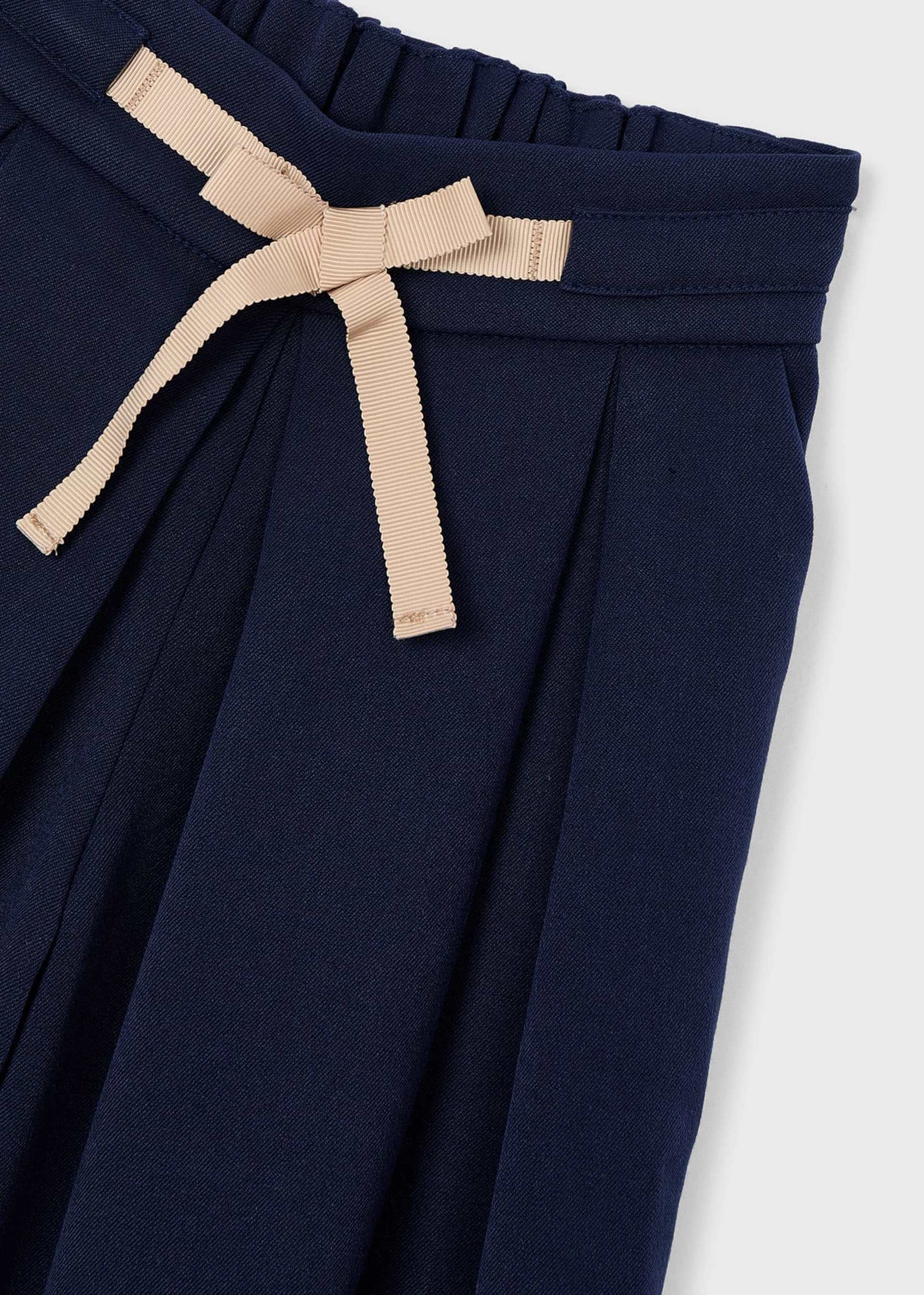 Jupe pantalon noeud fille