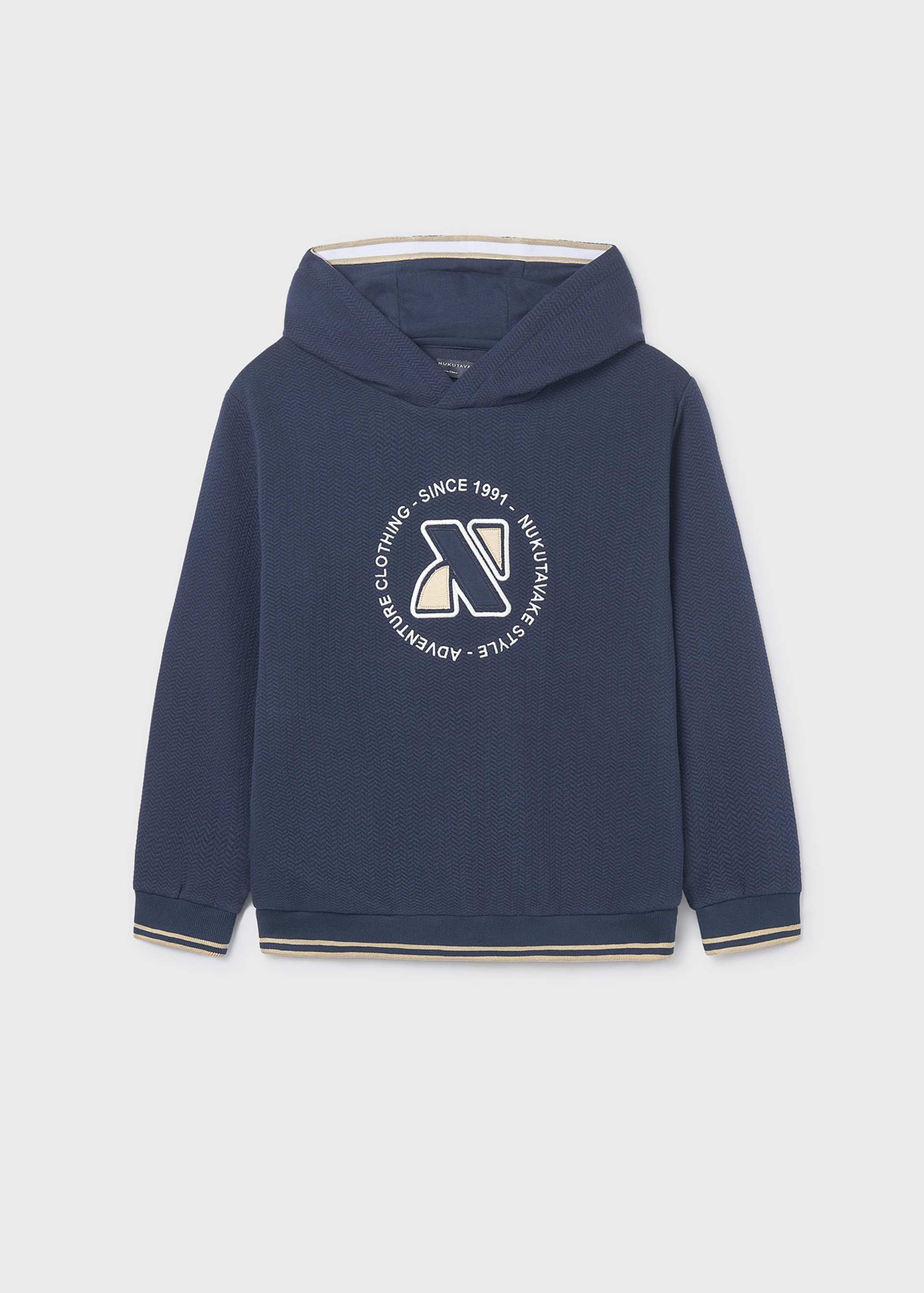 Sudadera estructura capucha chico