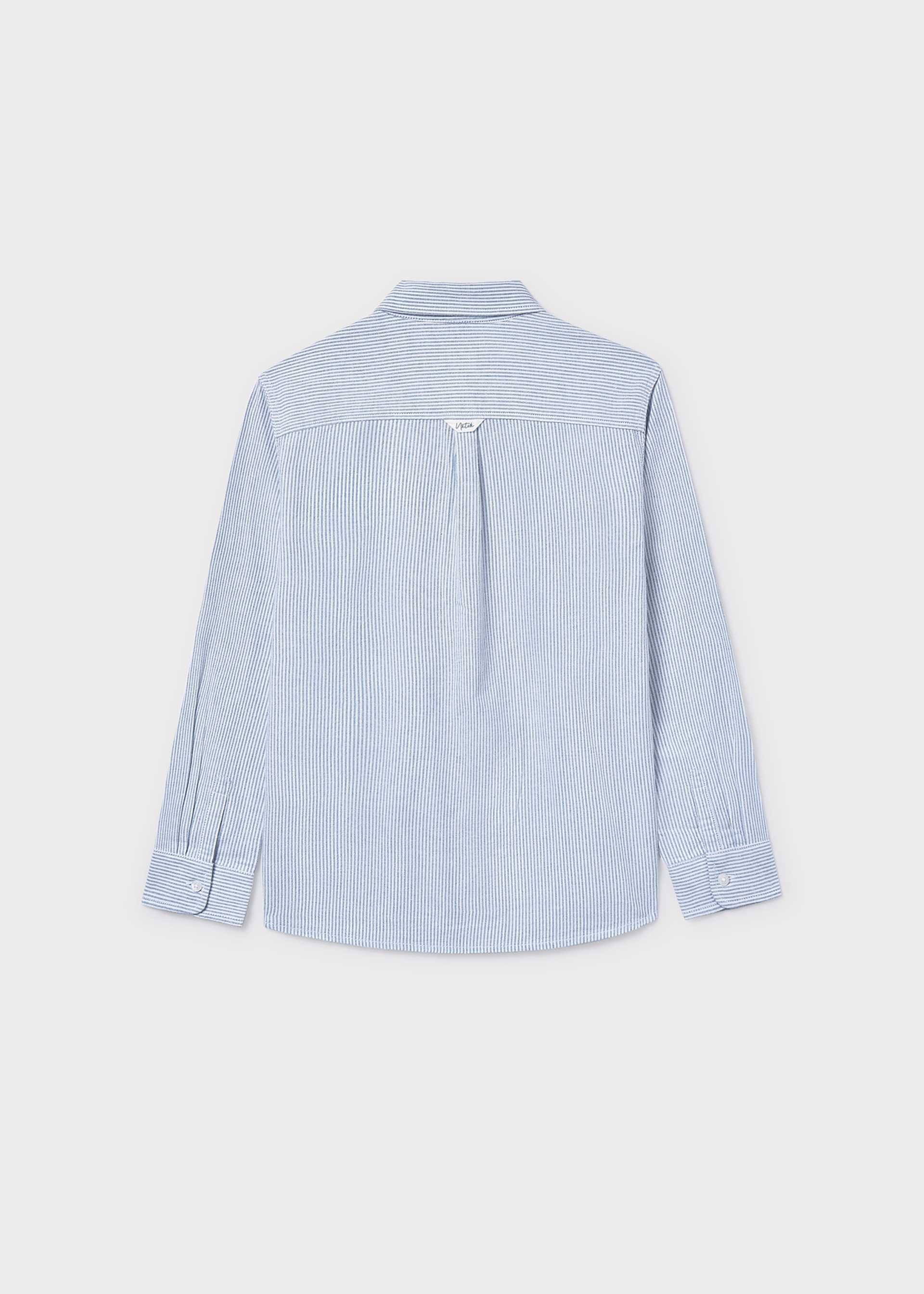 Camicia  oxford mini righe ragazzo
