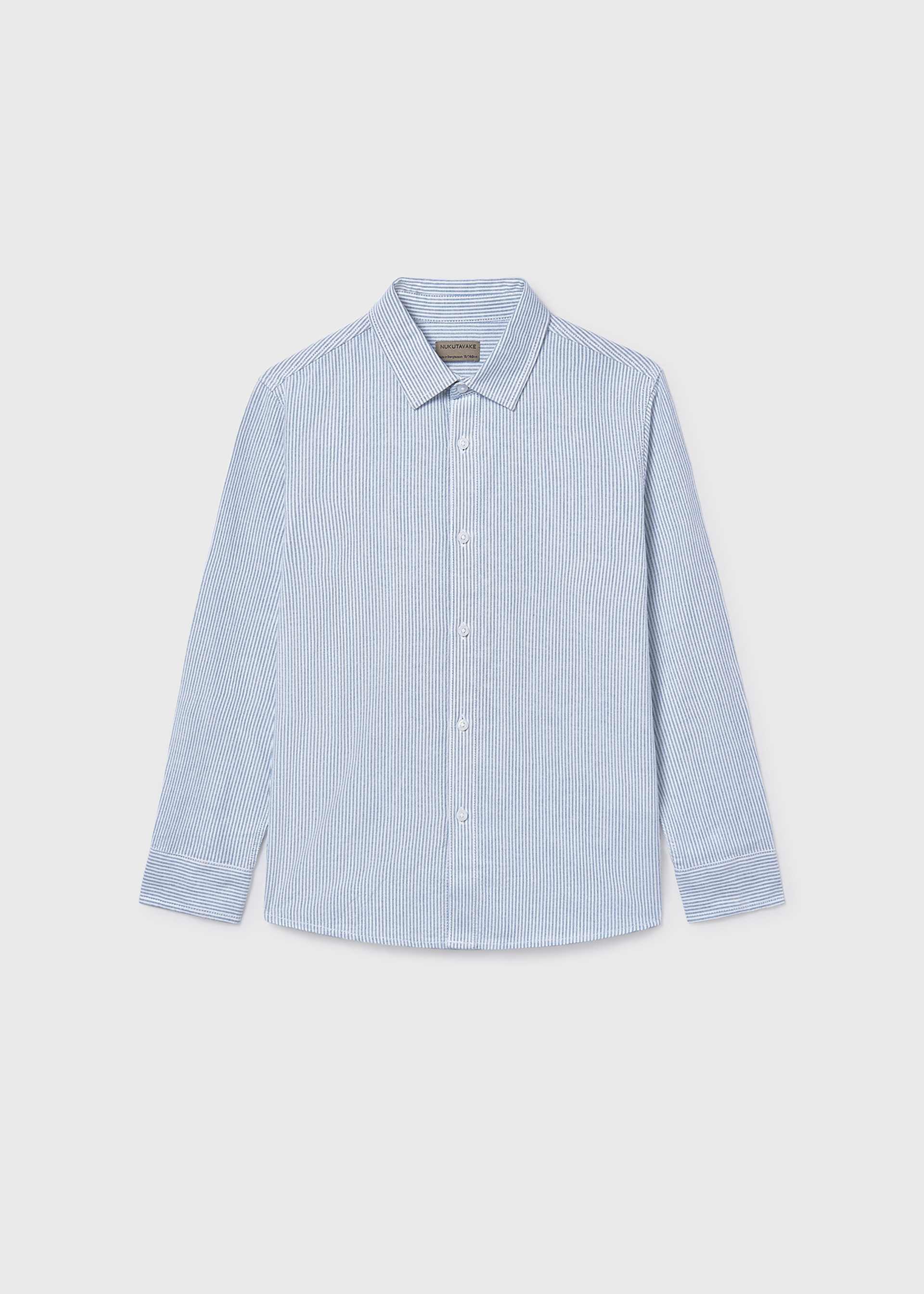 Camicia  oxford mini righe ragazzo
