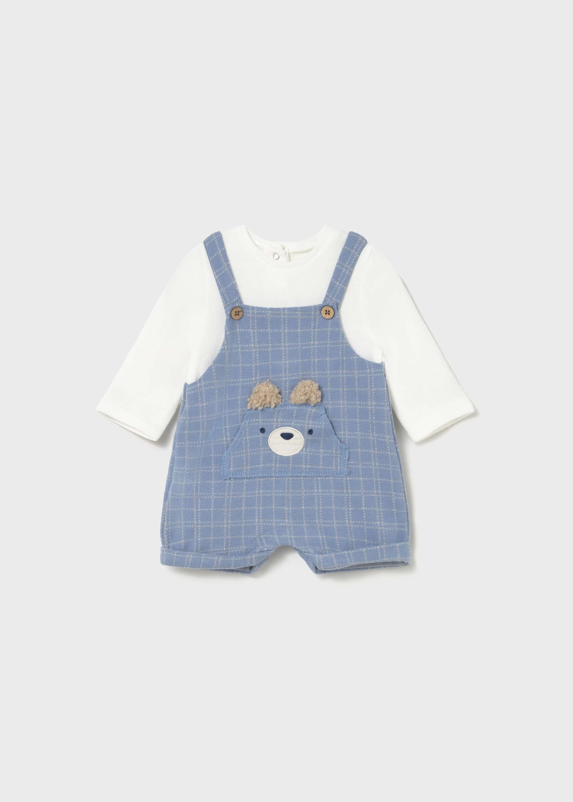 Newborn Boy One Piece with Pocket