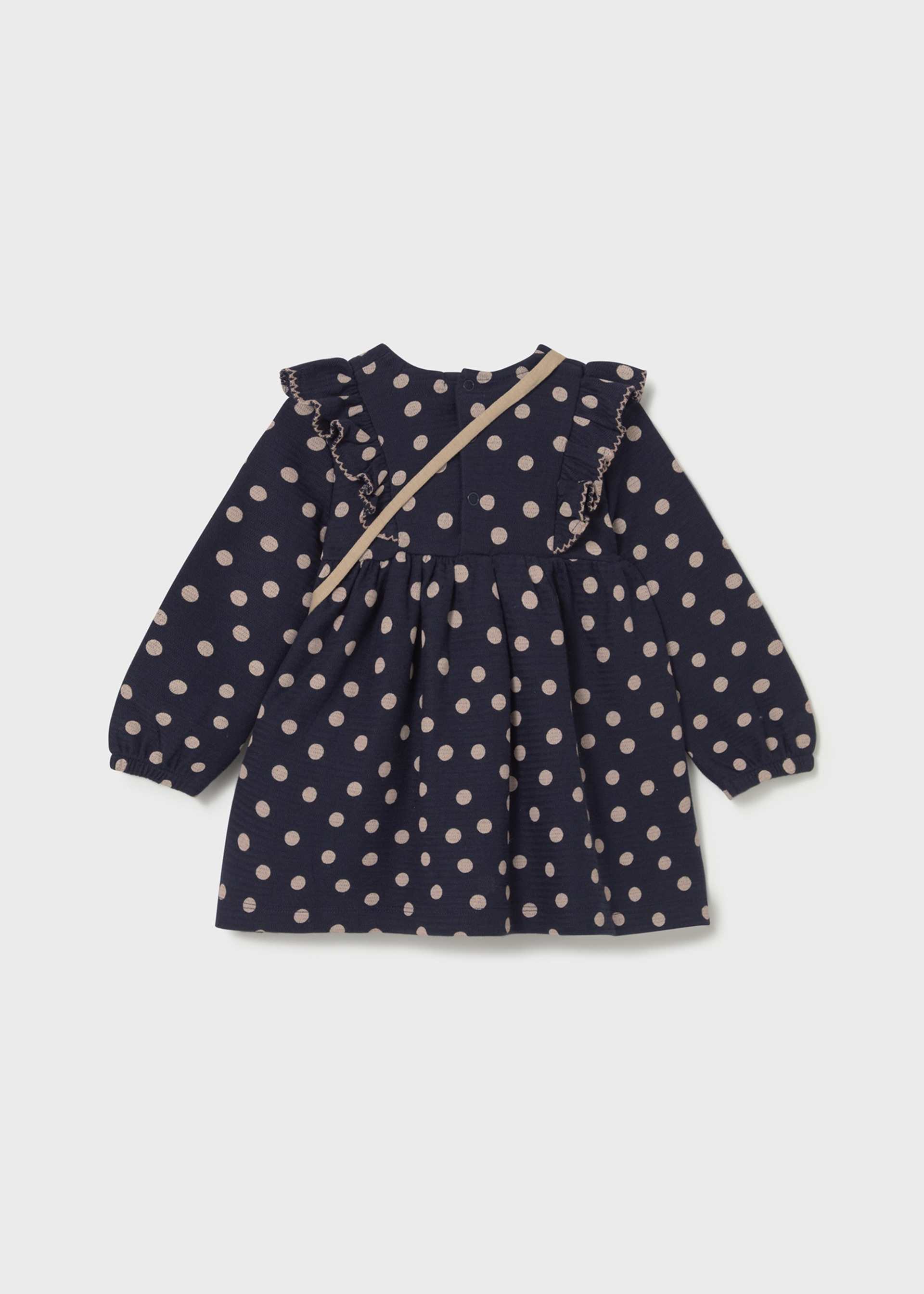 Robe imprimée avec sac bandoulière bébé