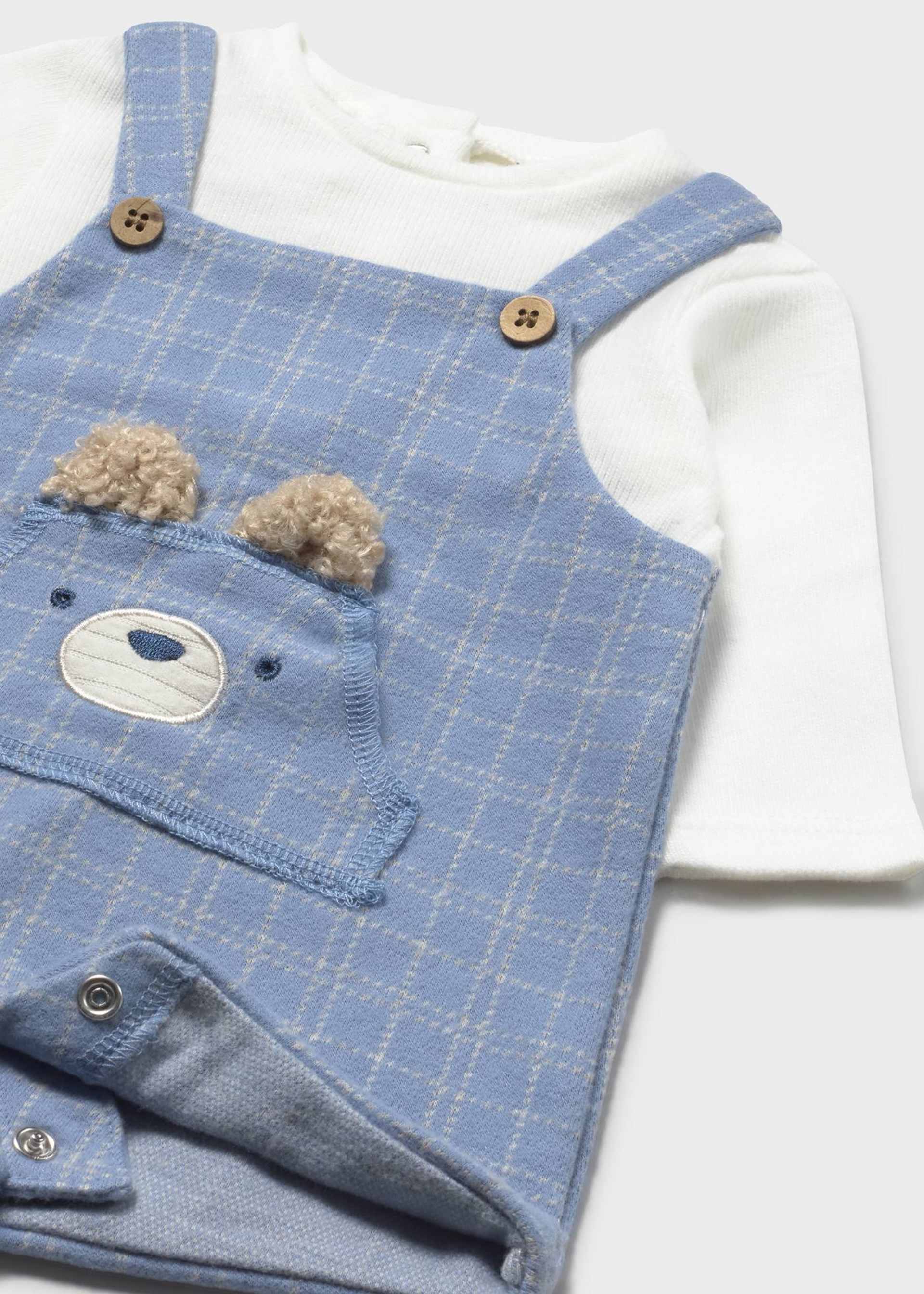 Newborn Boy One Piece with Pocket