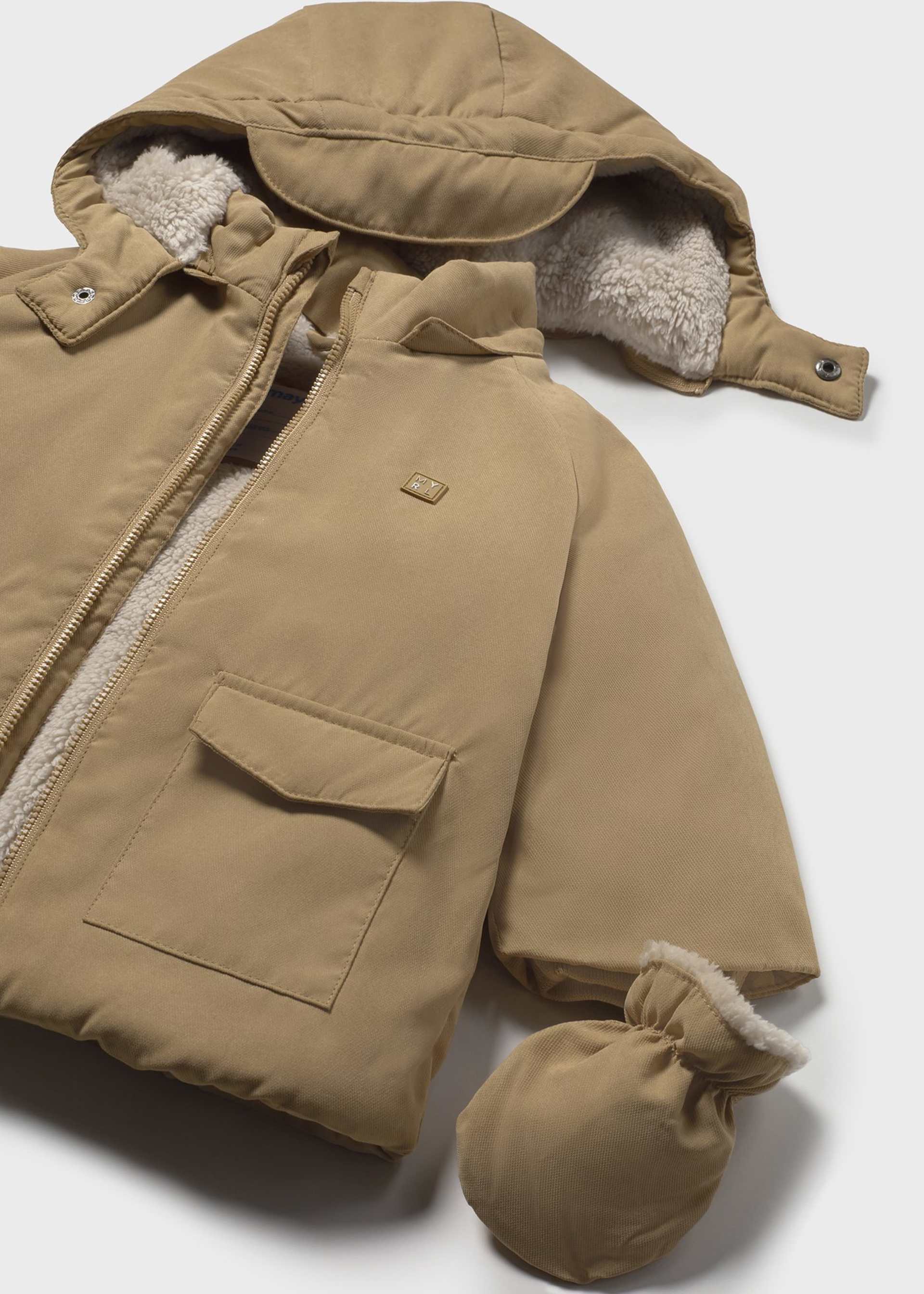 Manteau avec moufles bébé Manteau avec moufles bébé