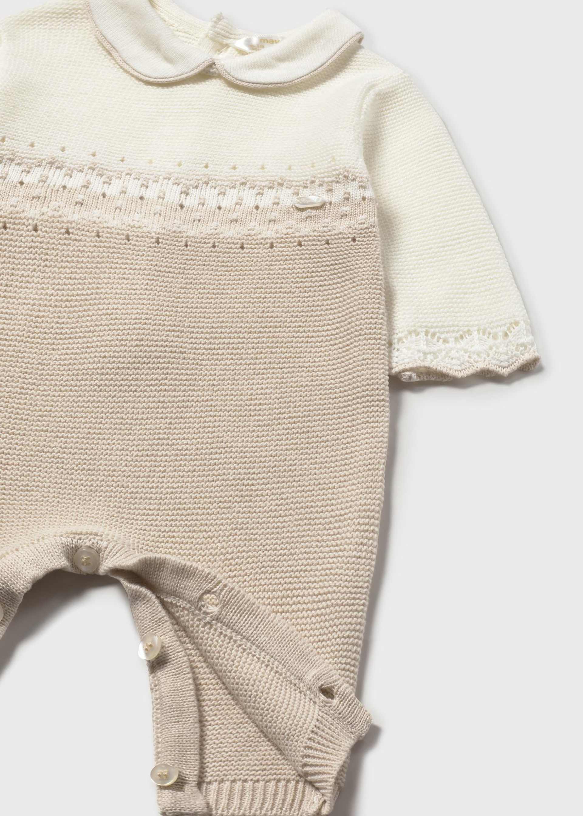 Newborn Girl Knit One Piece