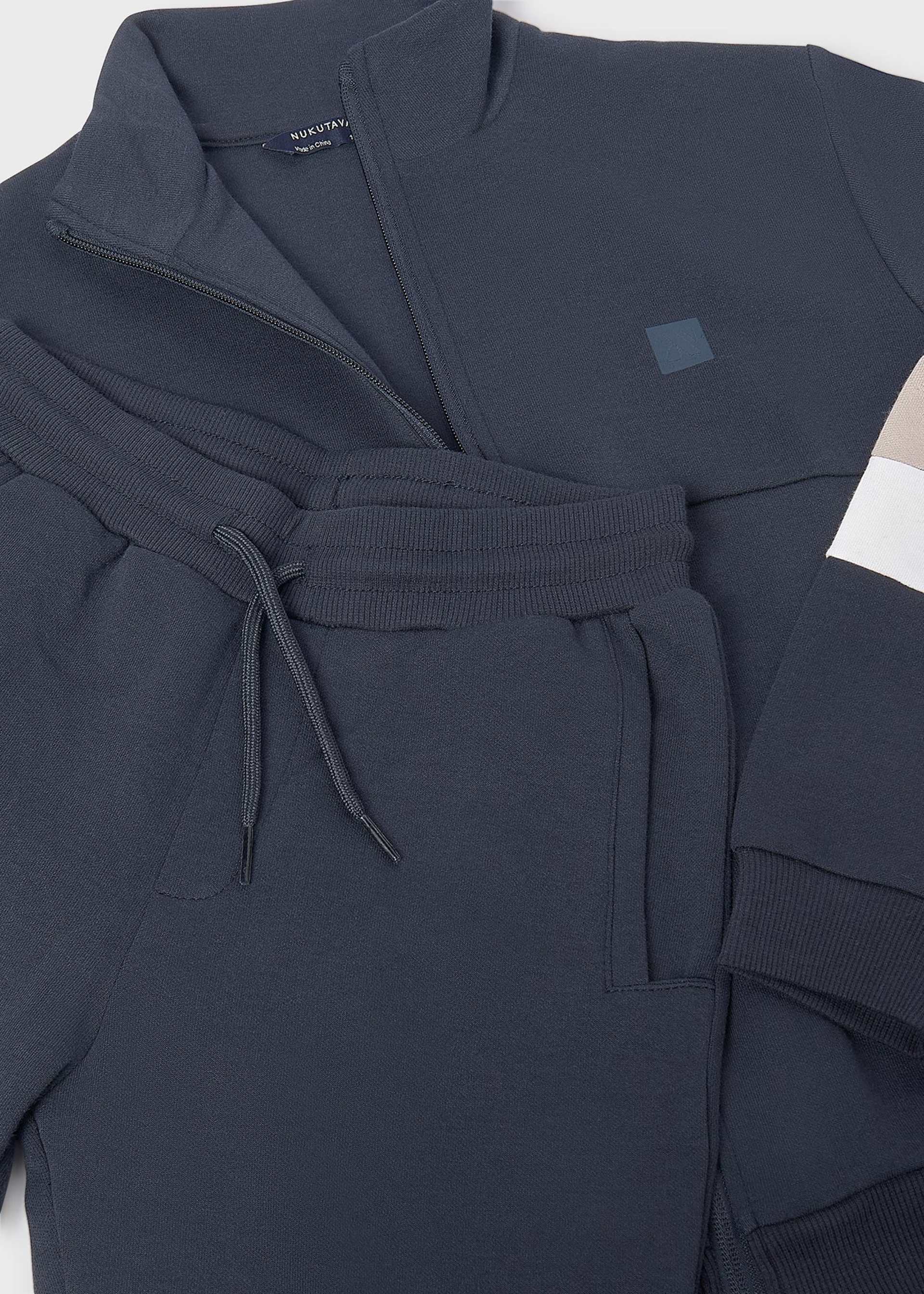 Boys basic striped tracksuit