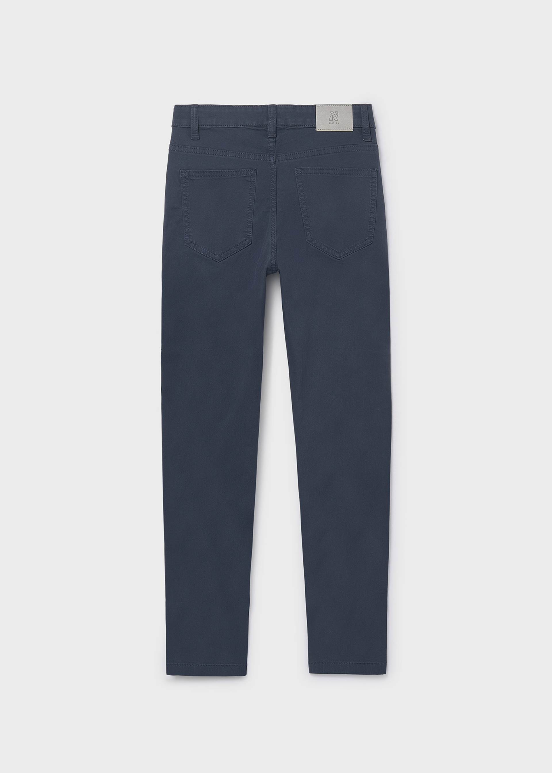 Boys Basic Fitted Trousers