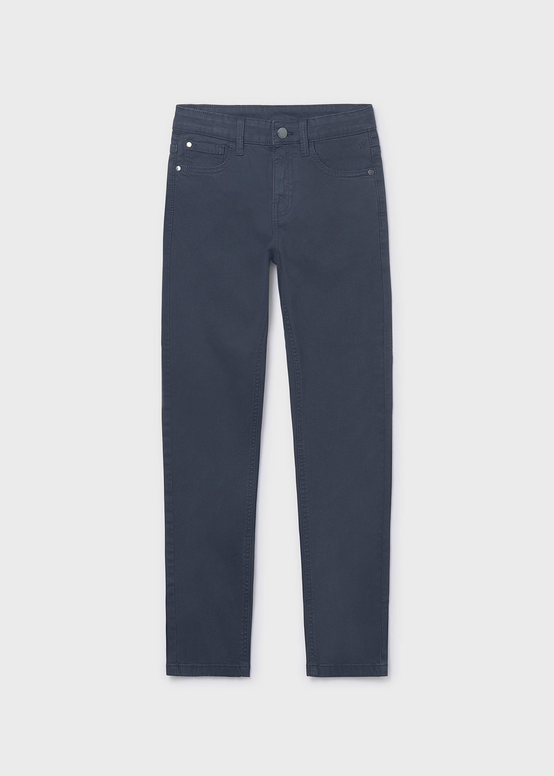 Boys Basic Fitted Trousers