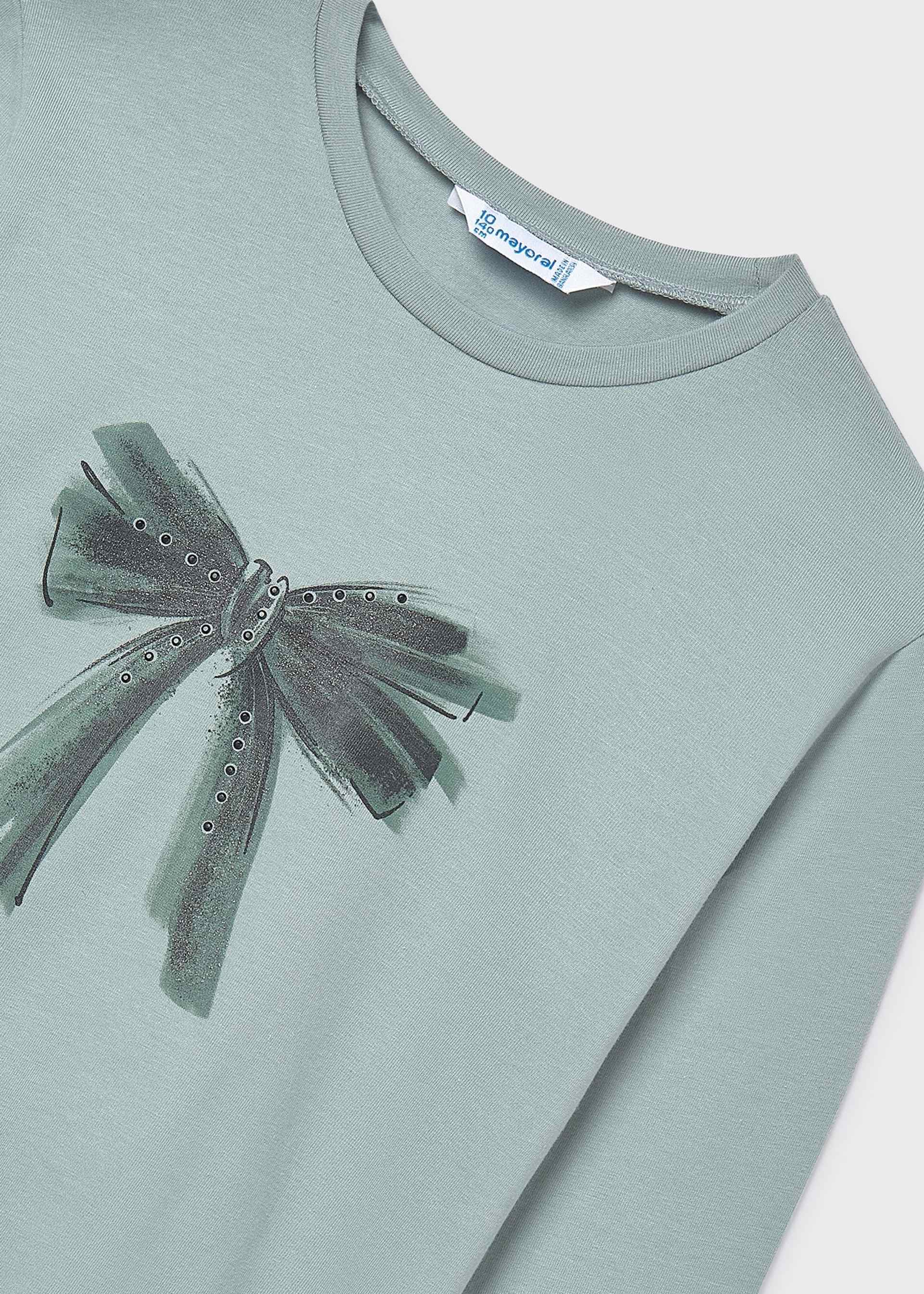 Shirt basic Text Teenager Mädchen