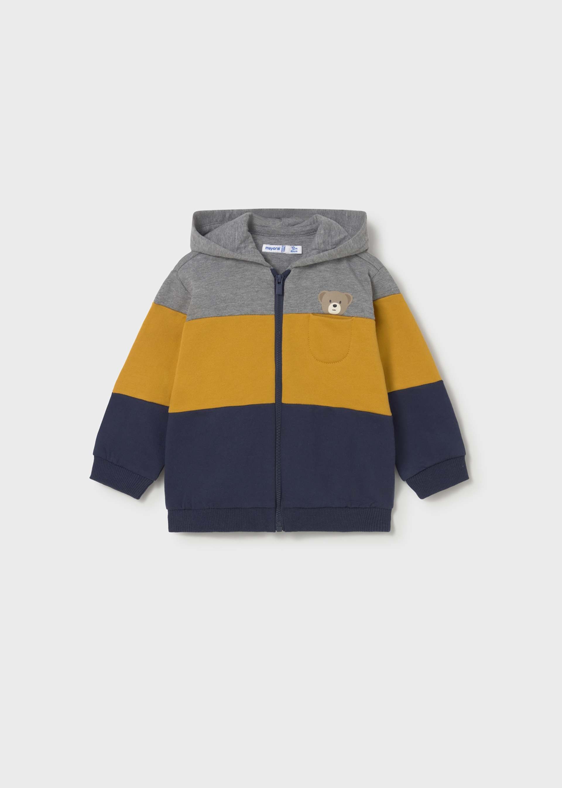 Tuta 3 pezzi tricolore neonato