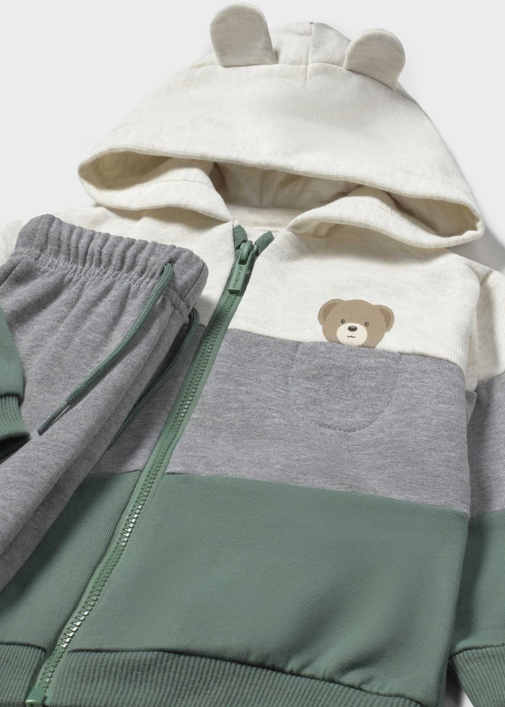 Jogginganzug 3-teilig tricolor Baby