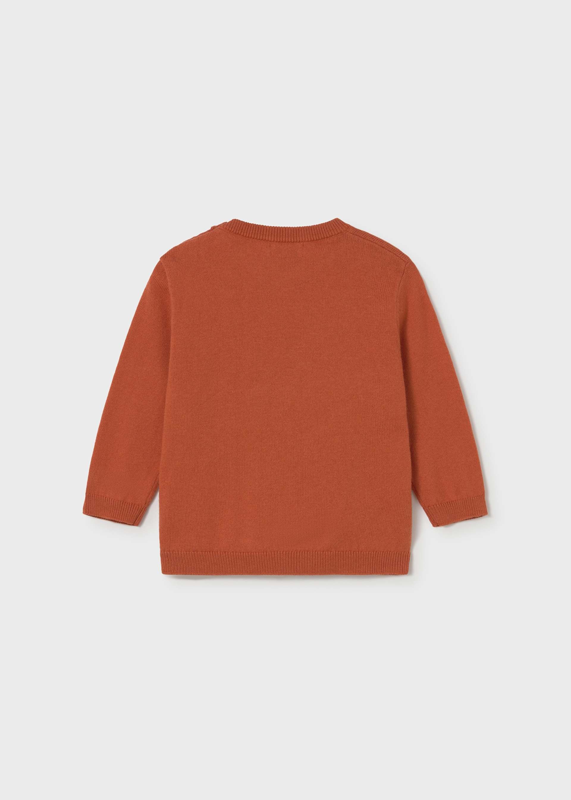 Pullover mit Intarsia Motiv Baby