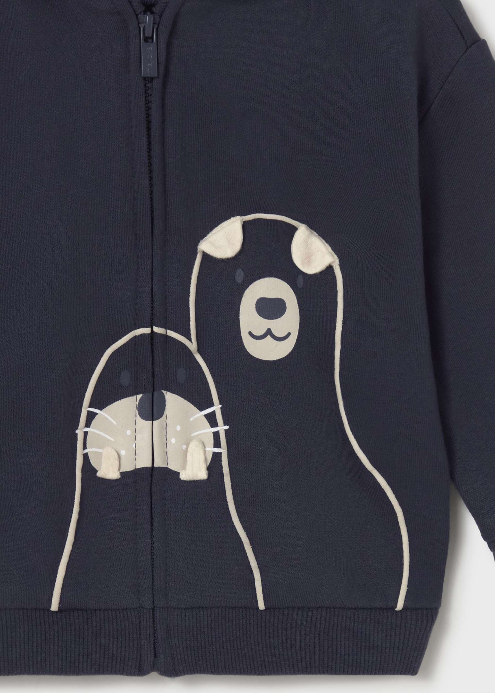 Sweat zippé interactif bébé