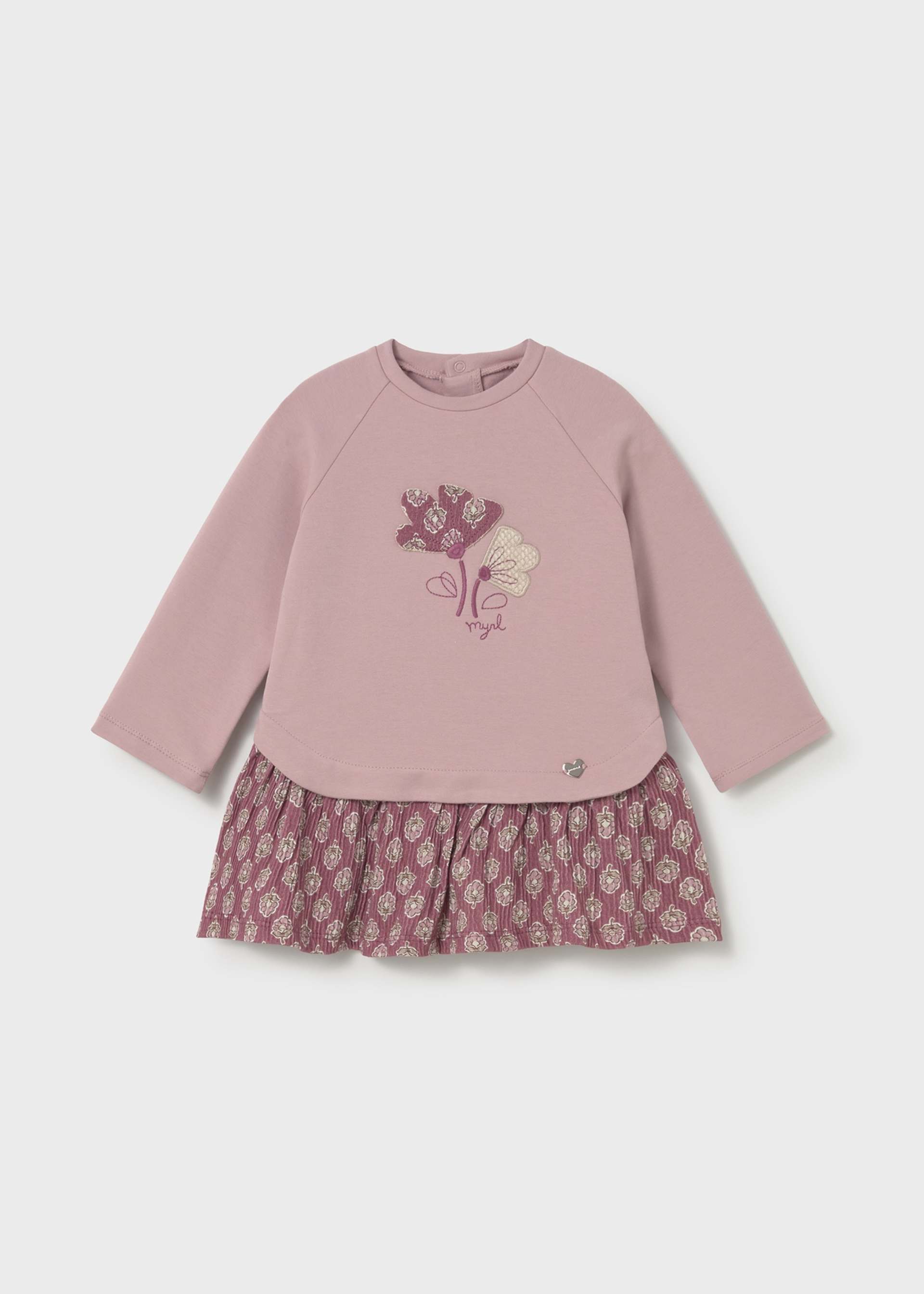 Kombi-Sweatkleid Baby