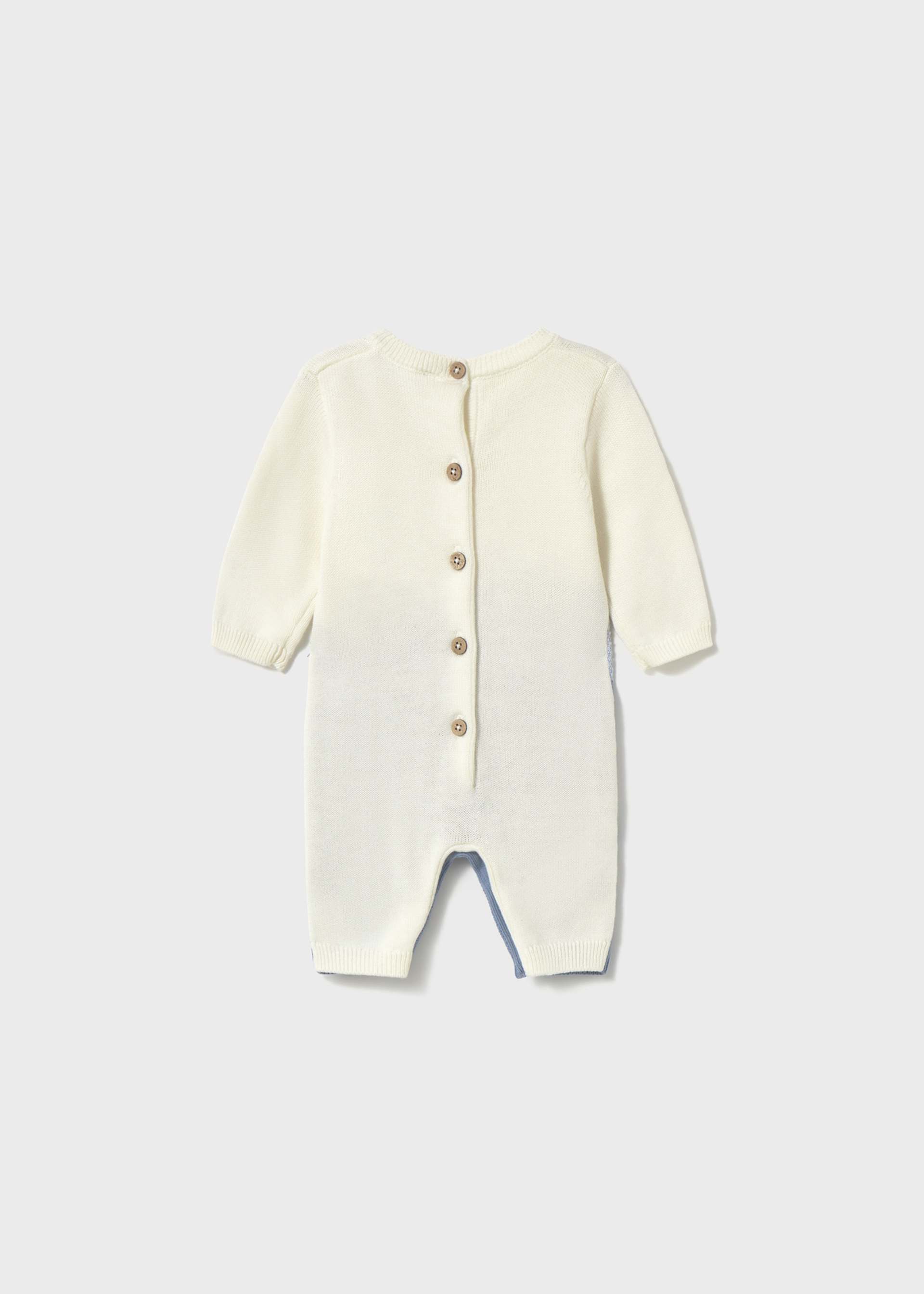 Newborn knitted romper