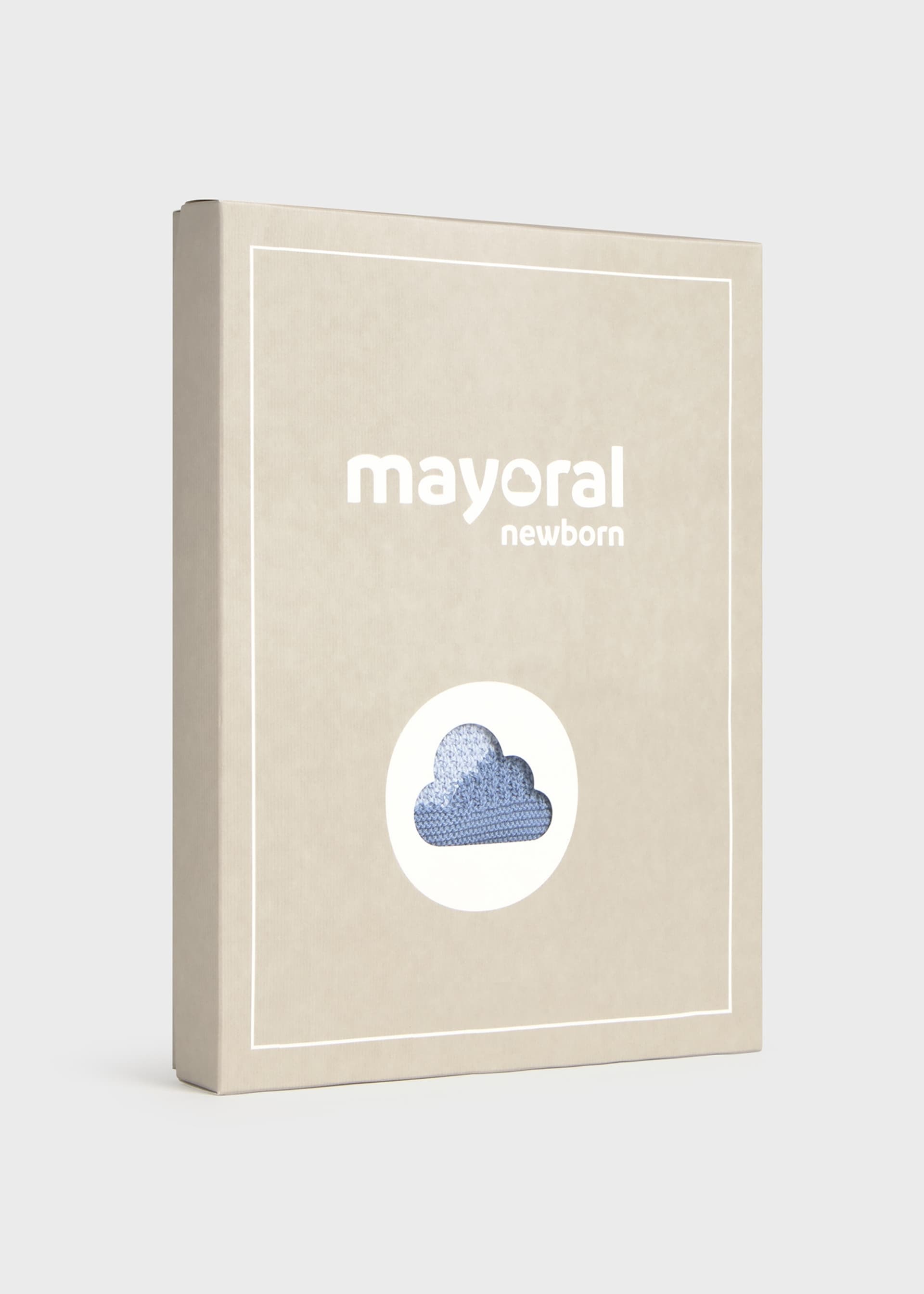 Newborn knitted romper