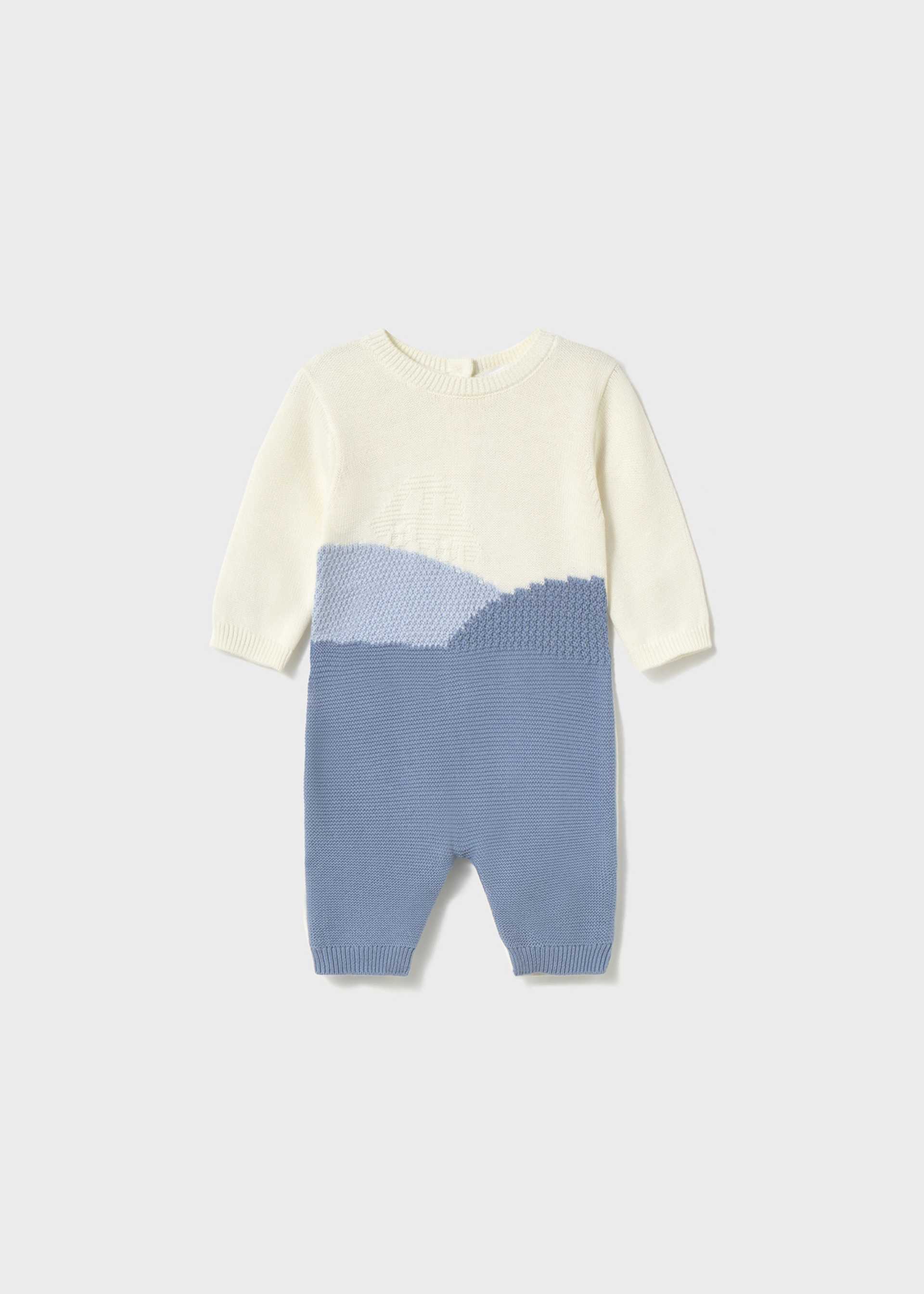Newborn knitted romper